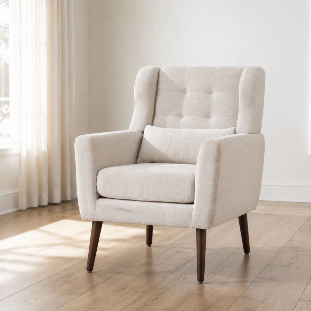 GOODSILO Soft Chenille Accent Chair Versatile Seating