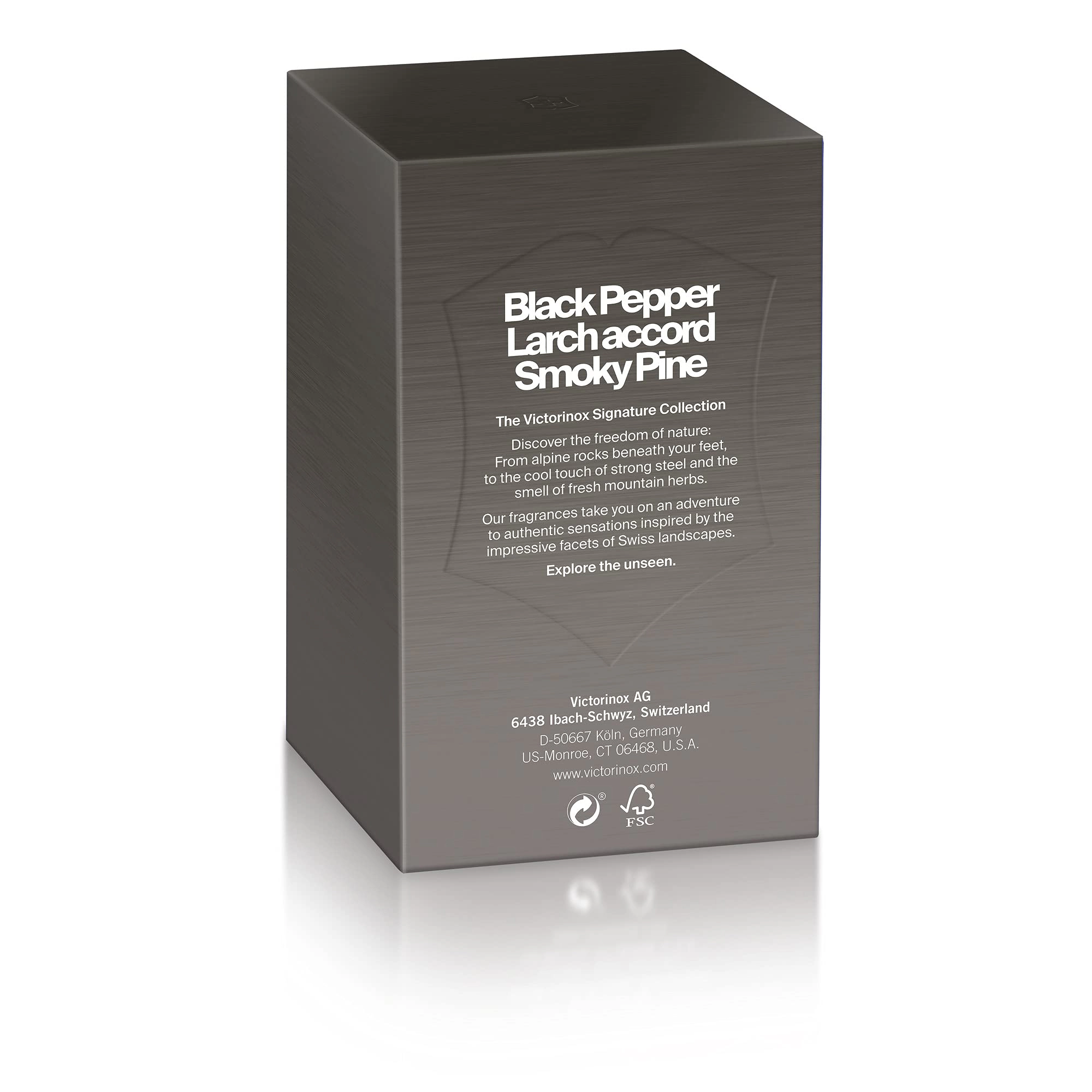 Victorinox Swiss Army Black Steel Men 3.4 oz EDT Spray