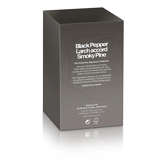 Victorinox Swiss Army Black Steel Men 3.4 oz EDT Spray