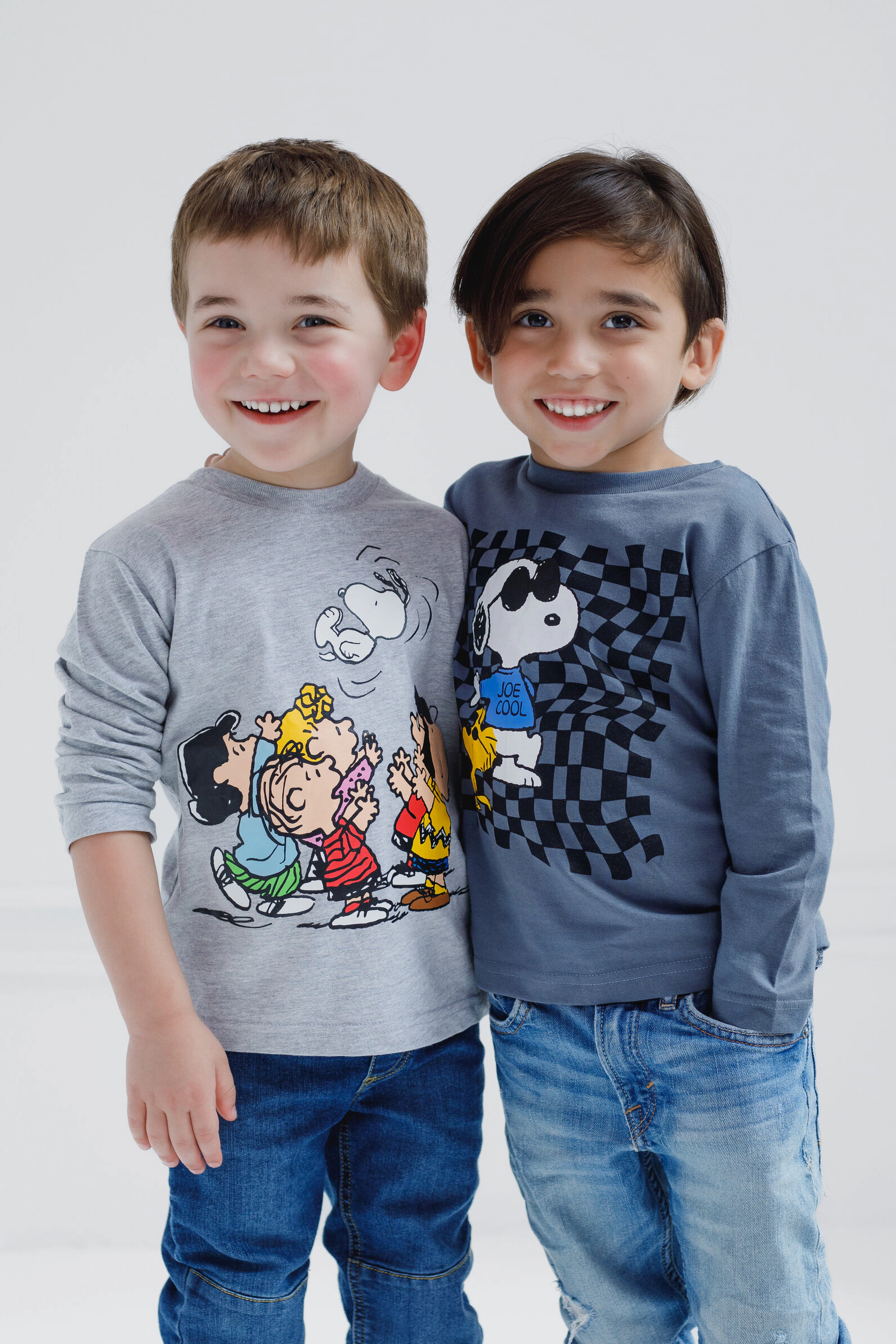Peanuts Boys' 2-Pack Long Sleeve Tees