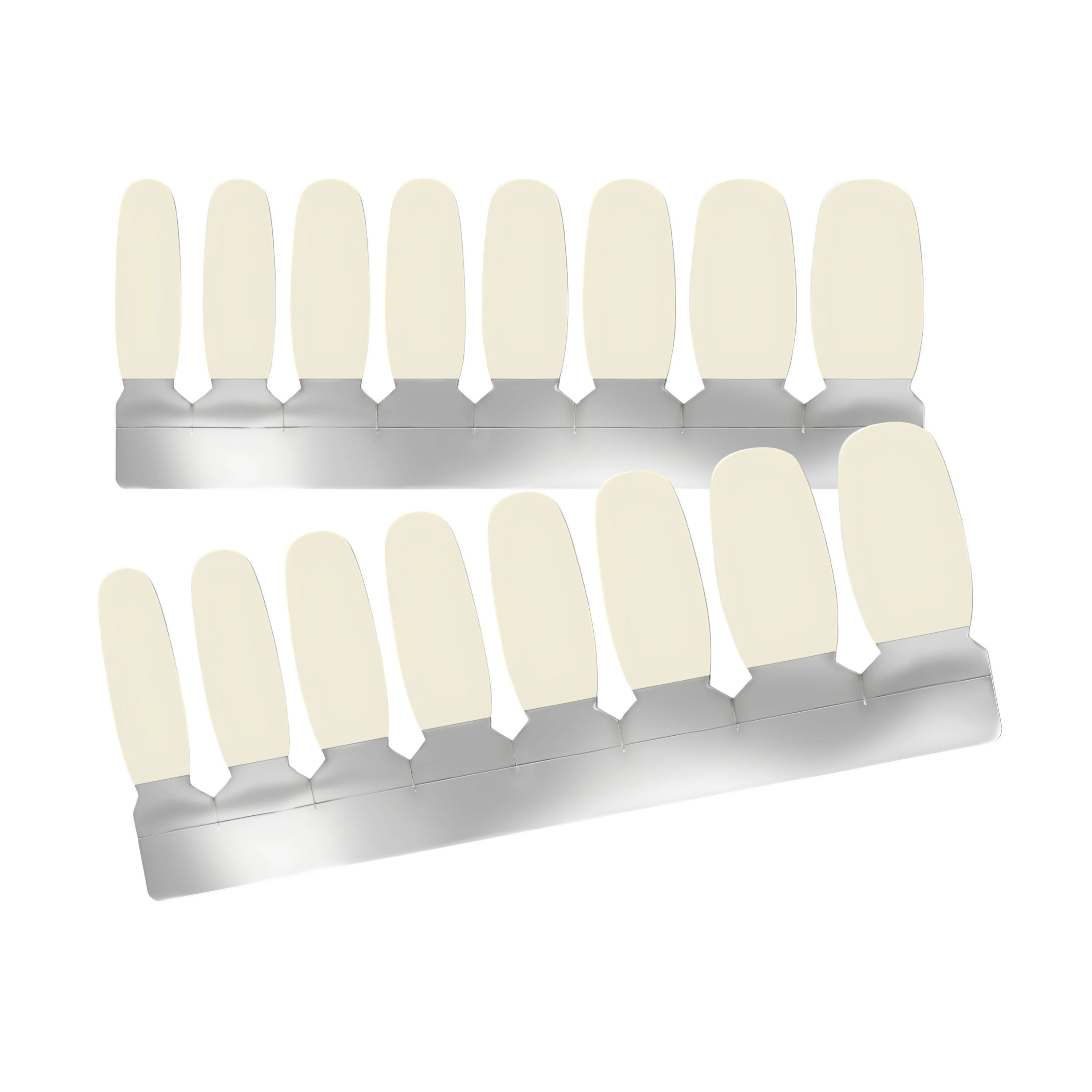 XPNail Women's Nail Polish Strips Off White 16ct