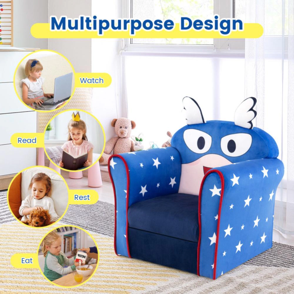 Hivvago Original Kids Sofa With Armrest And Thick Cushion