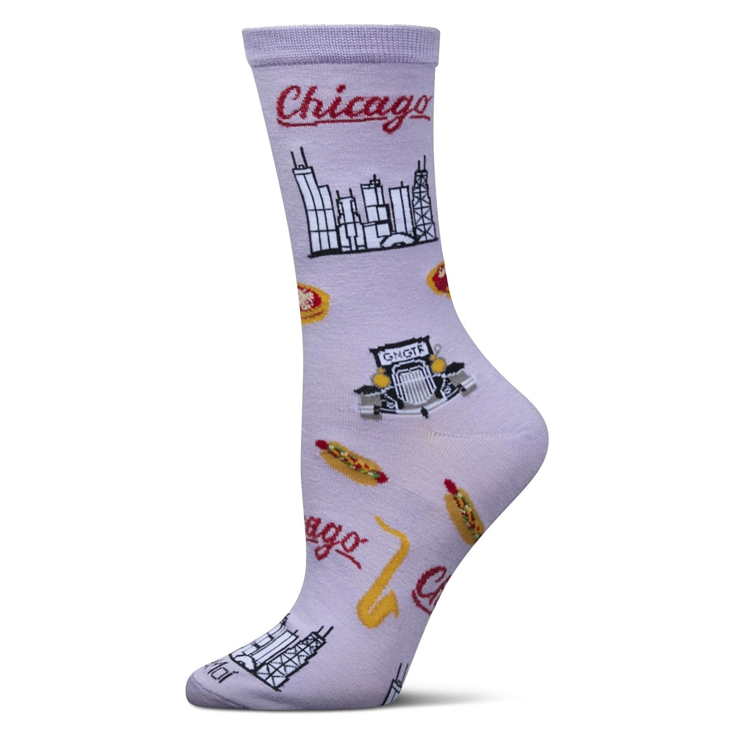 MeMoi Women's Chicago Rayon From Bamboo Crew Socks