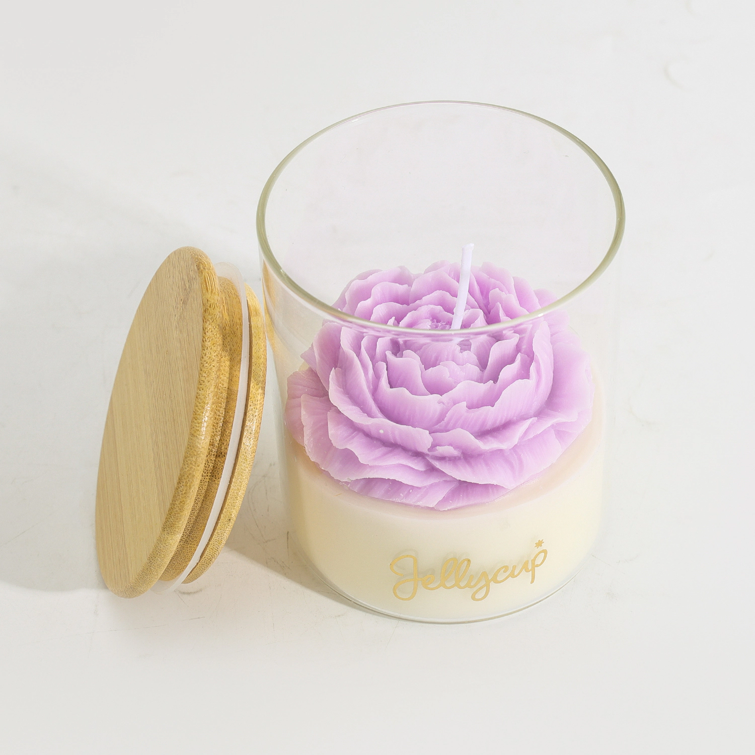 Jellycup Unisex Peony Bloom Jar Soy Wax Candle