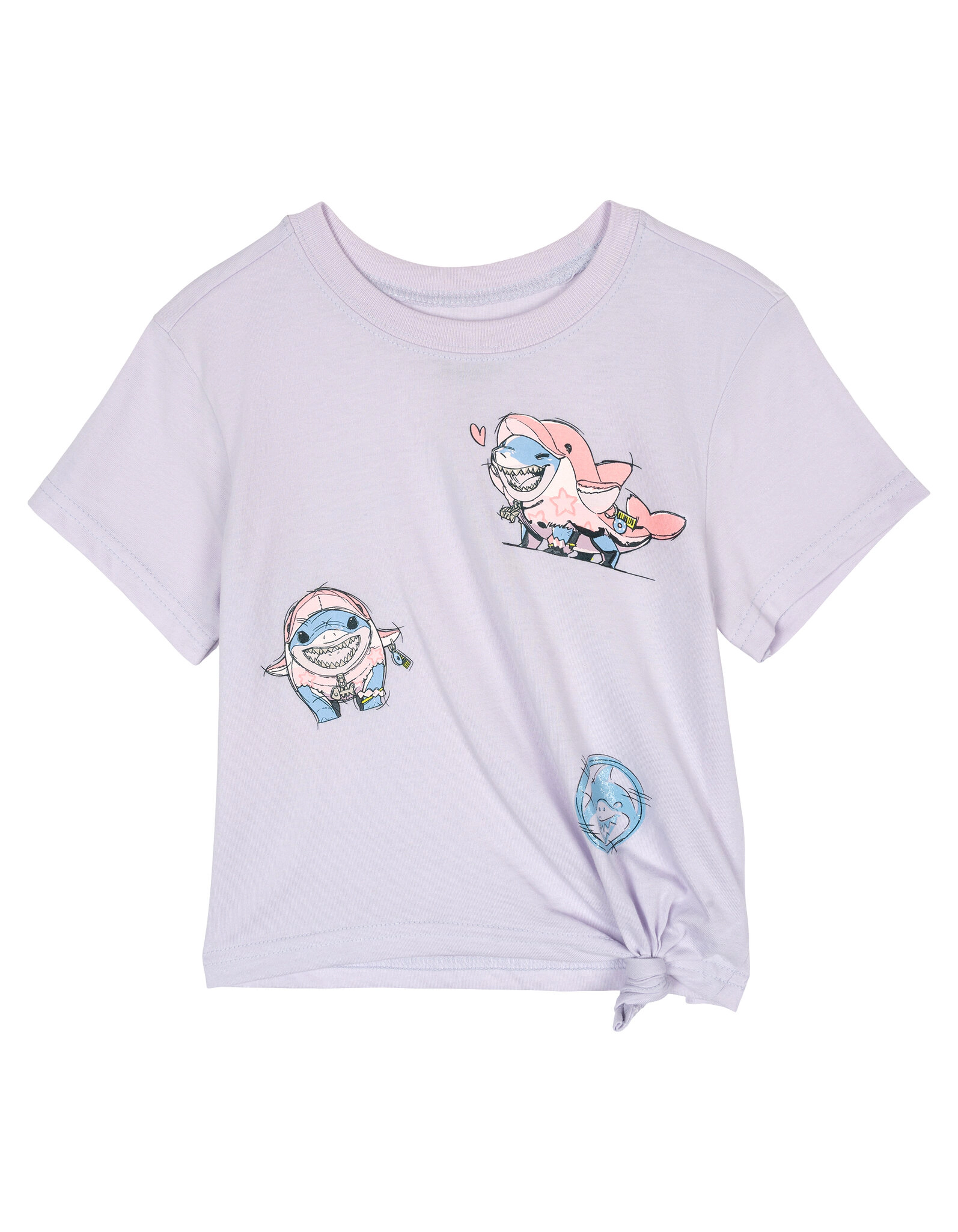 Marvel Girls' 2-Piece T-Shirt and French Terry Shorts Set