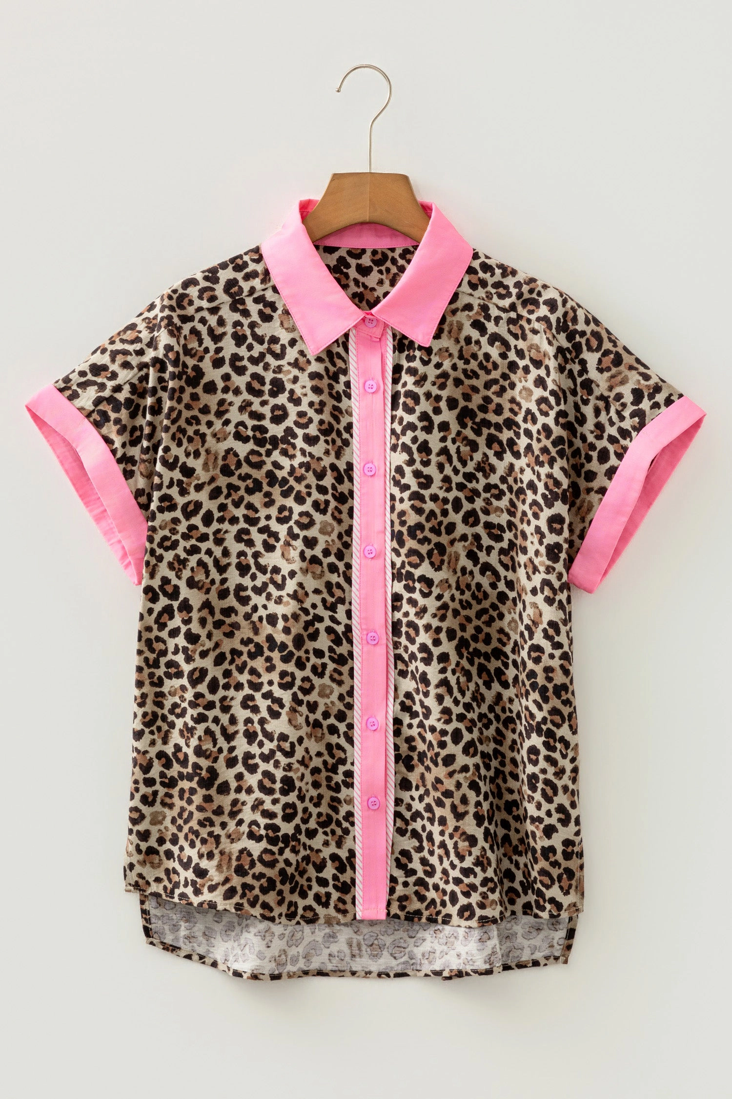 Threaded Pear Women's Lakelynn animal Short Sleeve Shirt