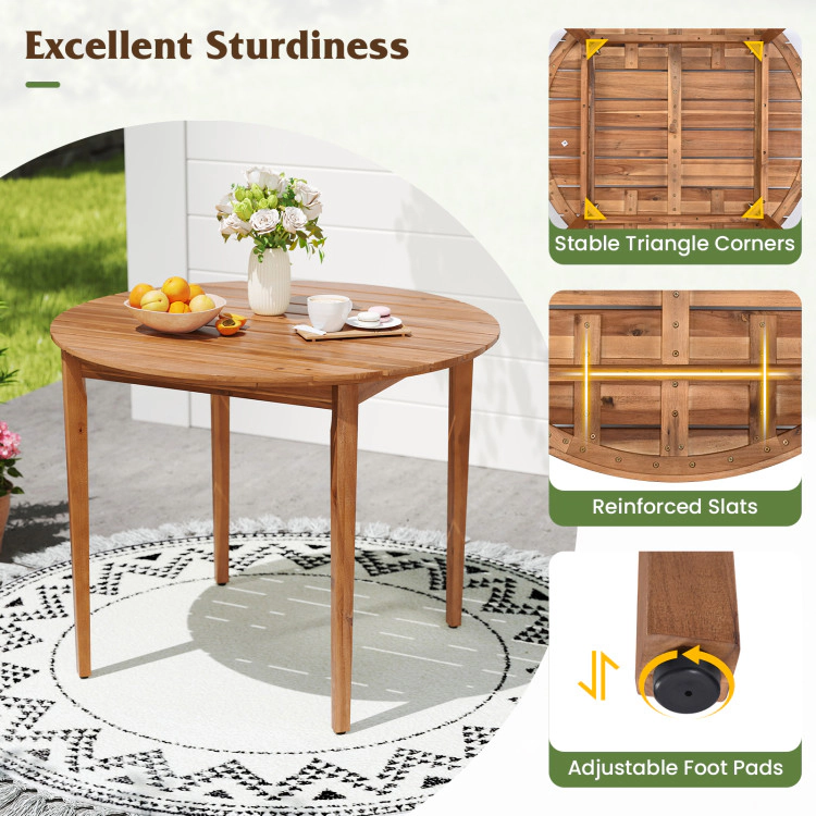 Hivvago 5 Pieces Patio Dining Set With Cushions And Pe Rattan Backrest For Garden And Backyard