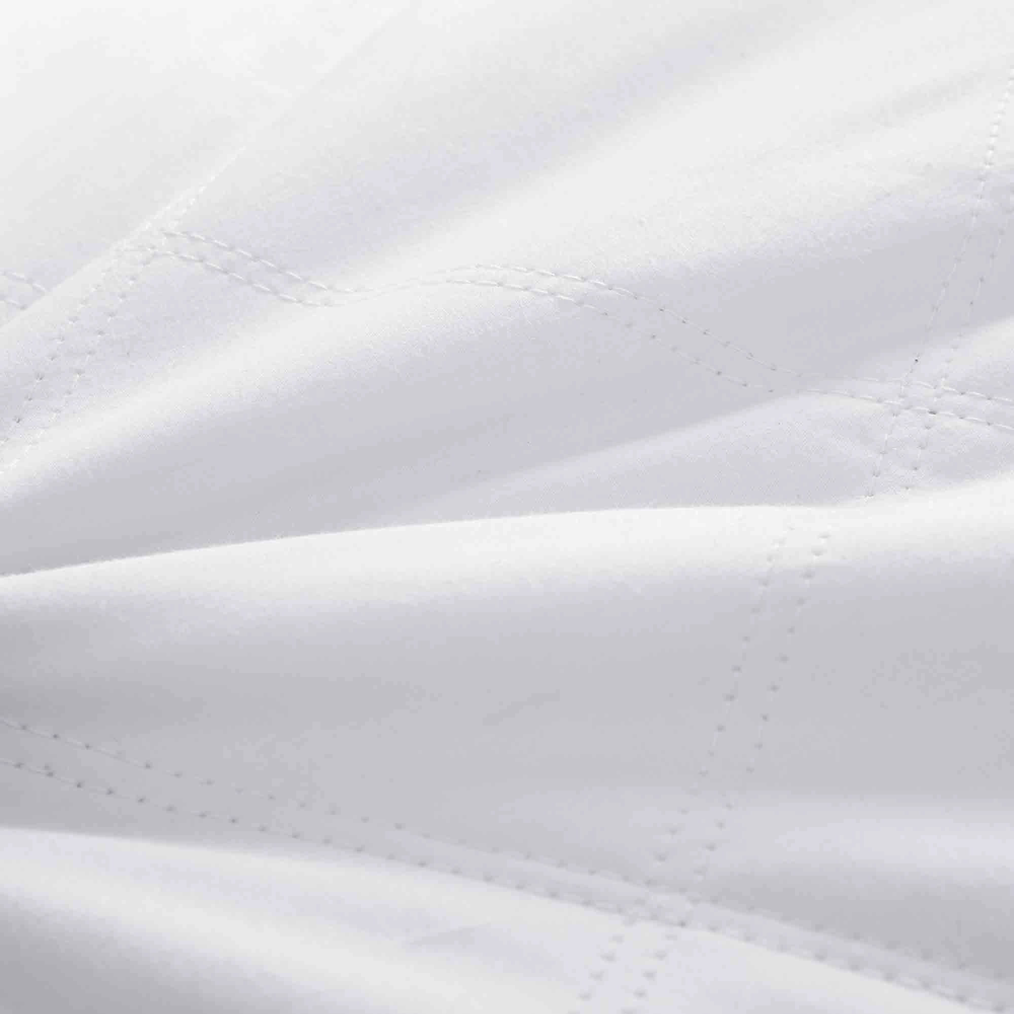 PEACENEST Diamond Quilted Goose Feather Pillow Set Soft Supportive Bed Pillows