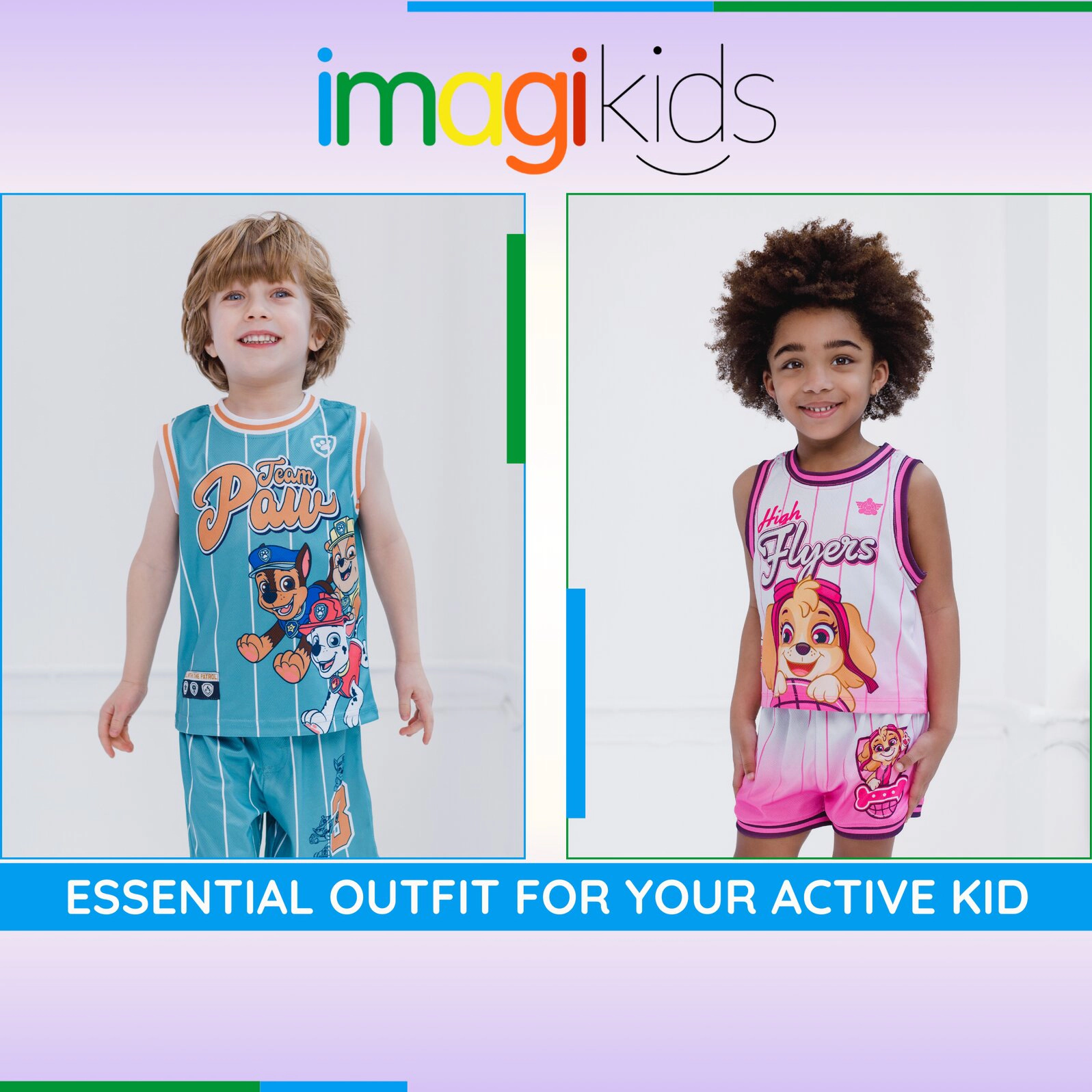 Paw Patrol Athletic 2-Piece Tank Top and Shorts Set