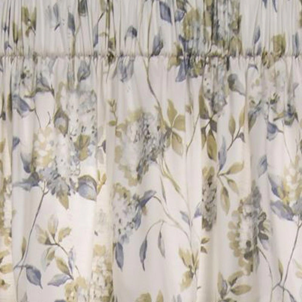 Ellis Curtain Abigail Waterproof Blackout Tailored Window Valance 80"x15" Porcelain