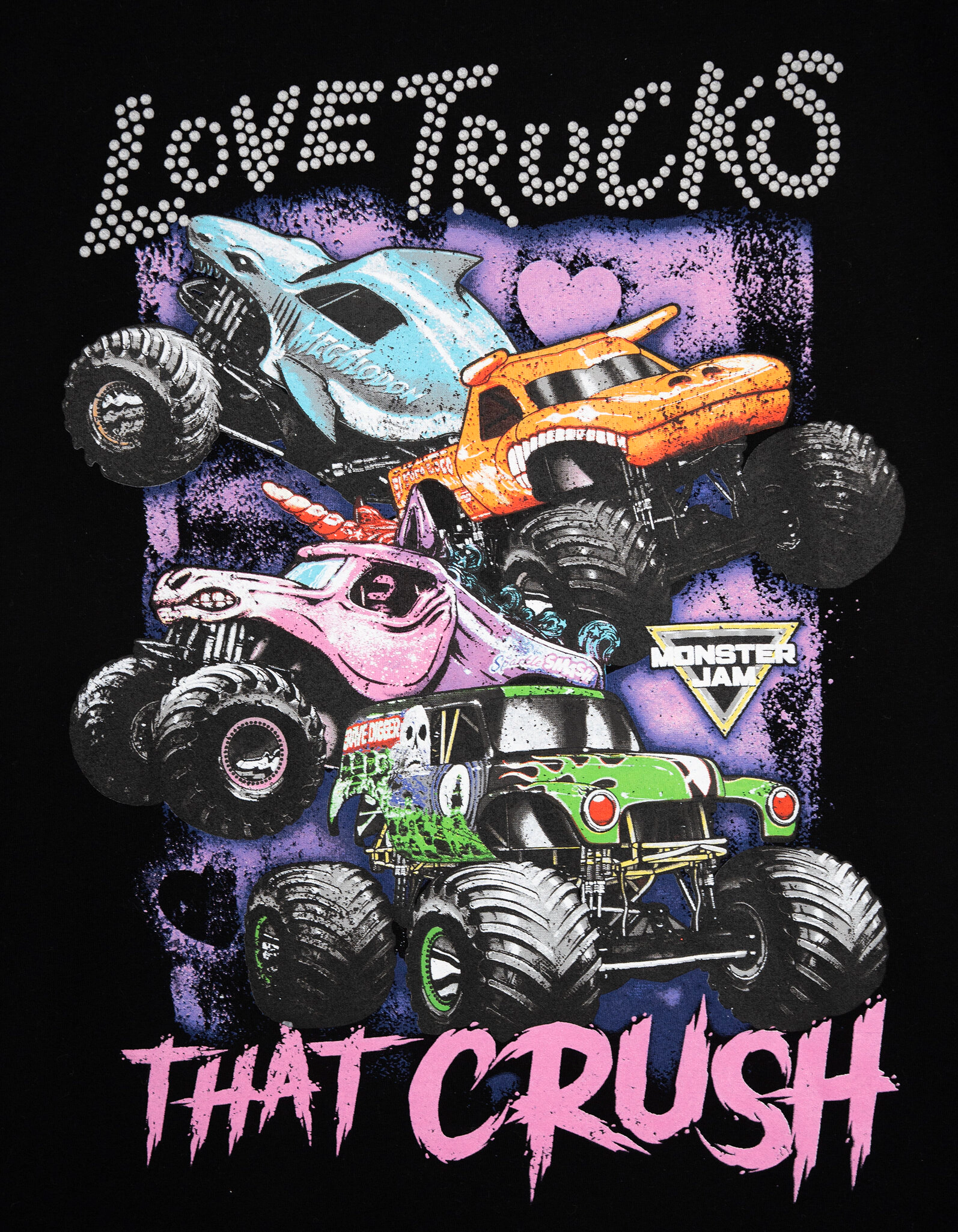 Monster Jam Women's Short Sleeve Graphic T-Shirt