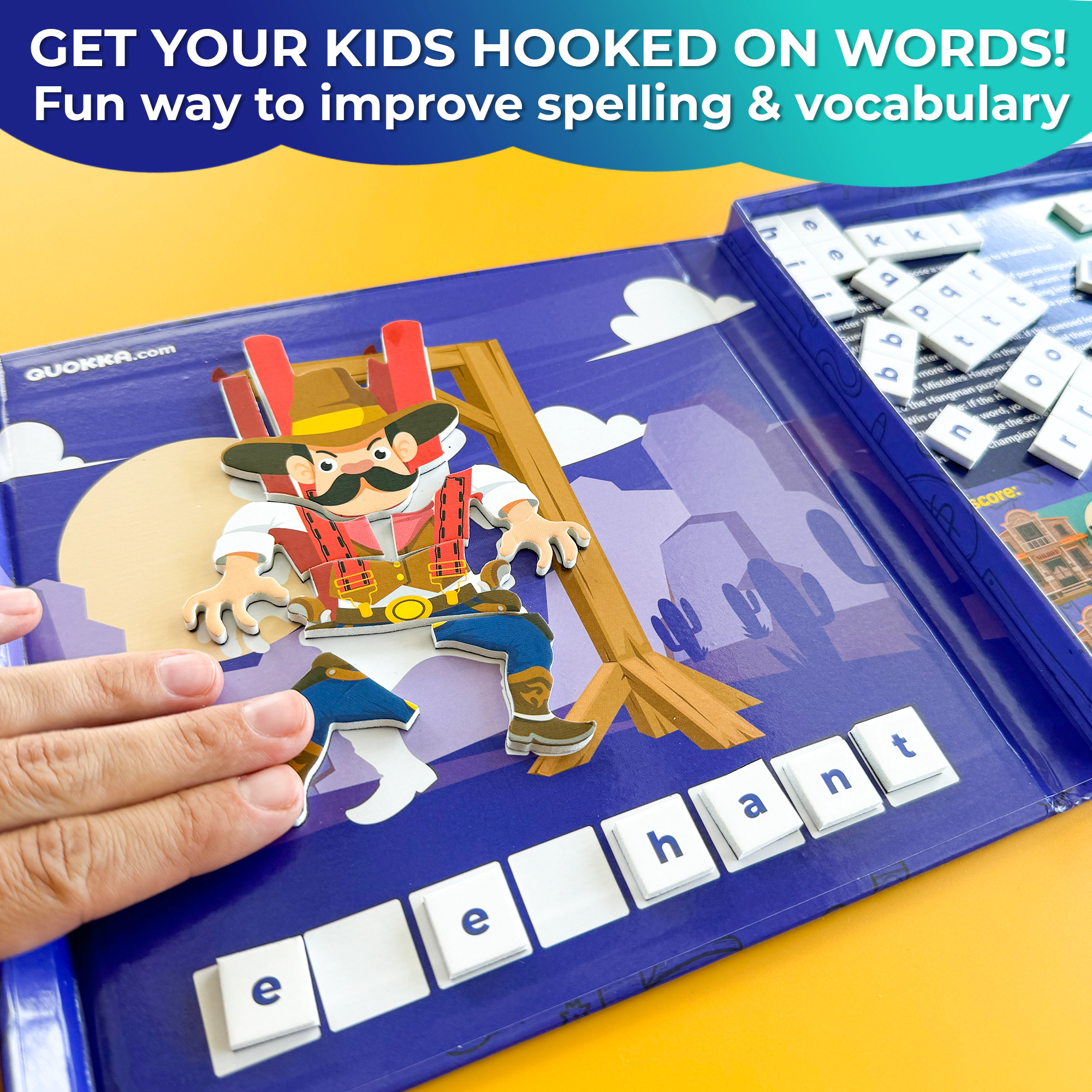 QUOKKA Magnetic Travel Games for Kids Ages 3-5, Portable Activity Set with Game Board and Pieces