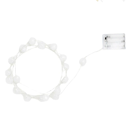 Elegani 3-Pack Crackle Ball String Lights, 18 LED Fairy Lights, 6 ft ...