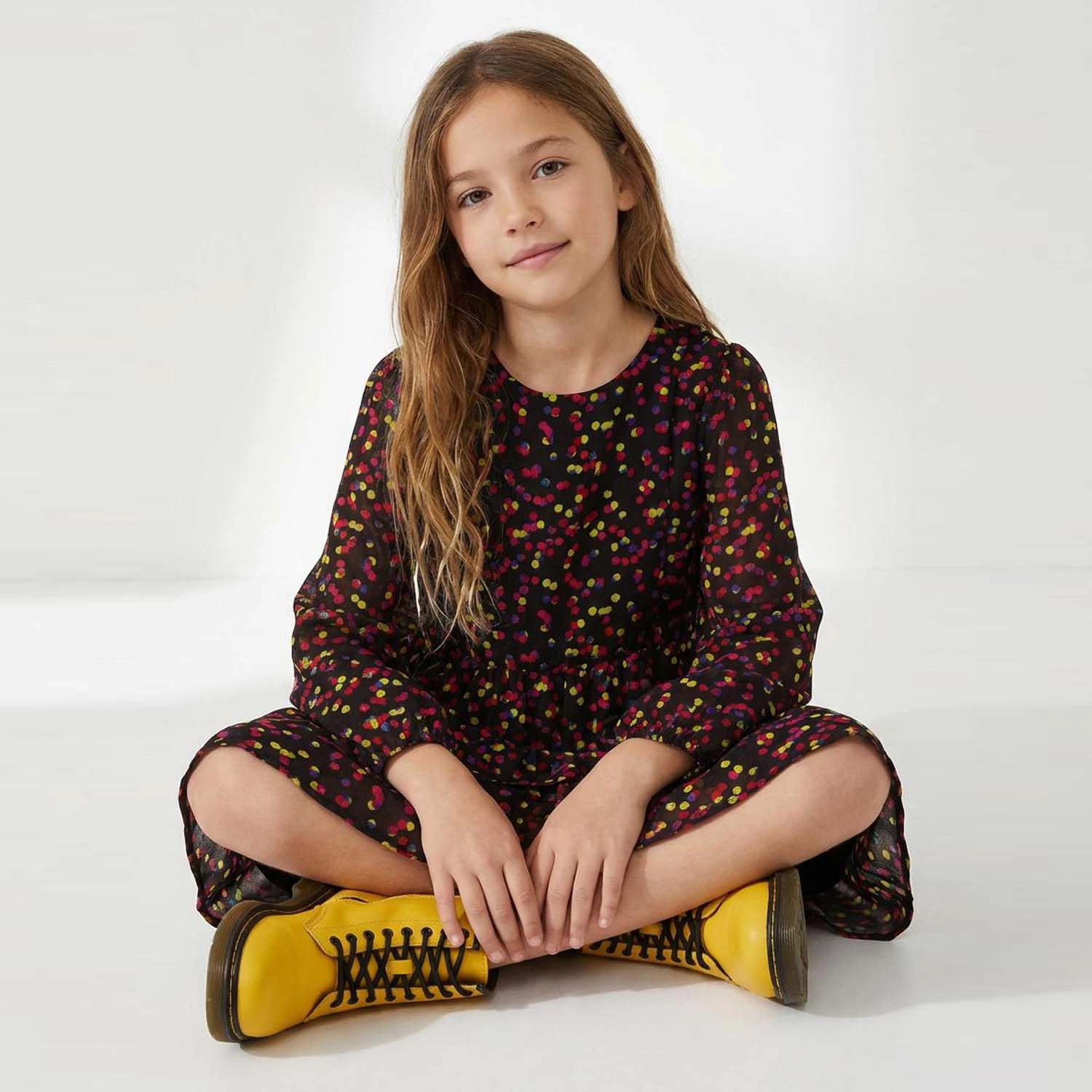 Rockets of Awesome Confetti Party Dress for Girls