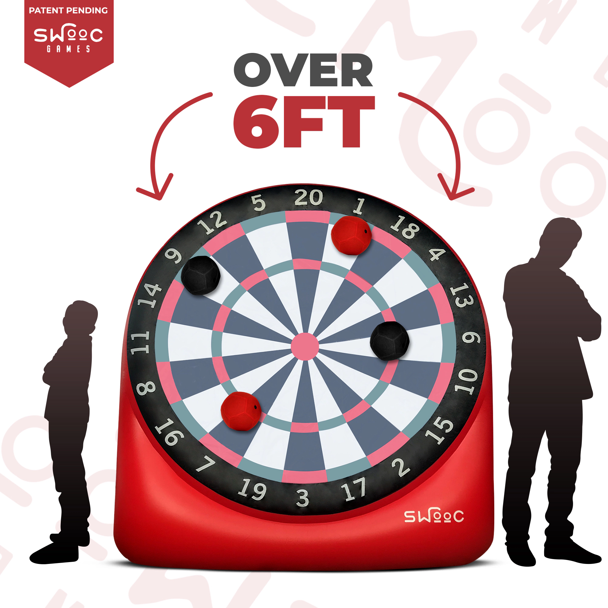 Swooc Games | Premium Giant Kick Darts Game