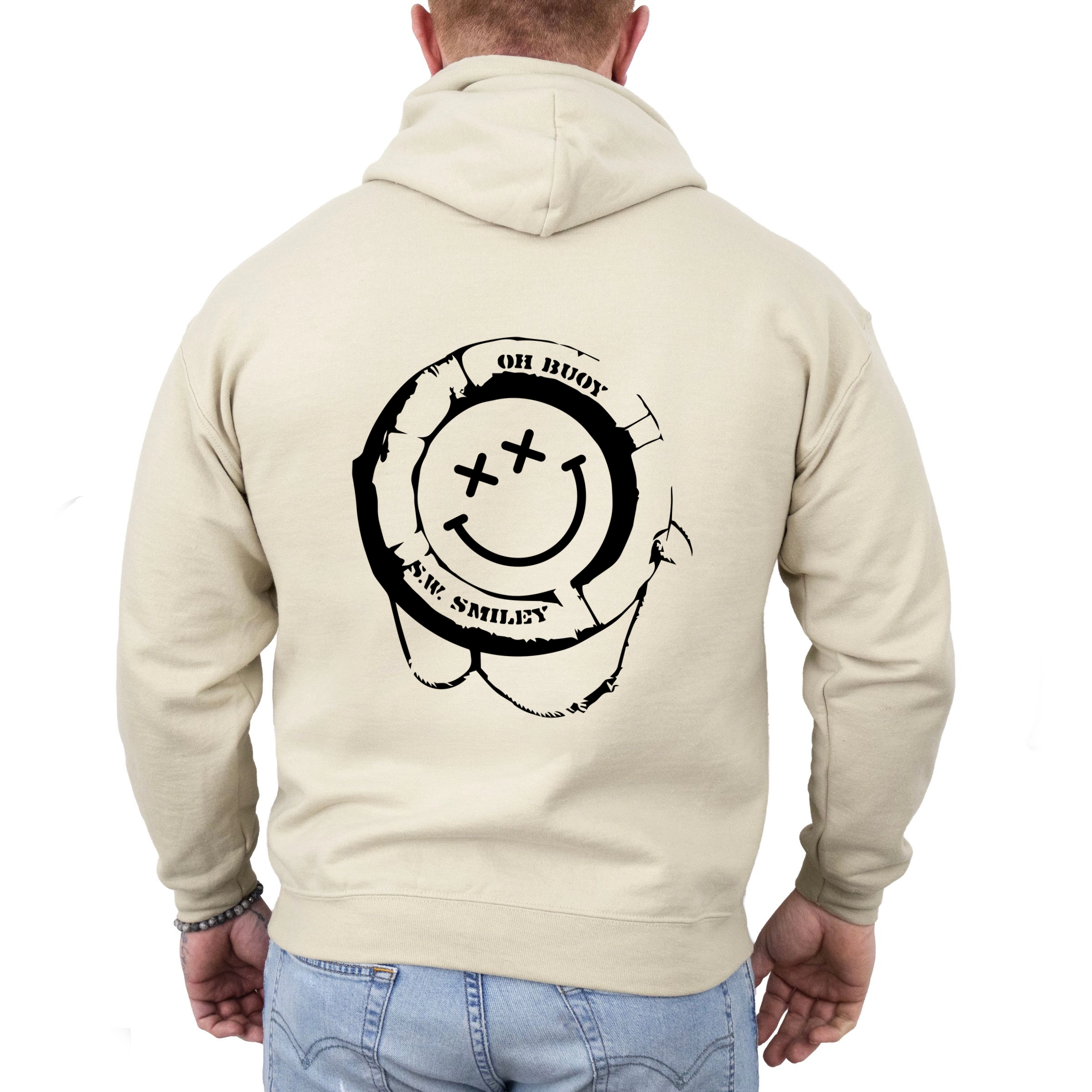 Simply Sage Market - Men's Graphic Hoodie S.W.Smiley Oh Buoy