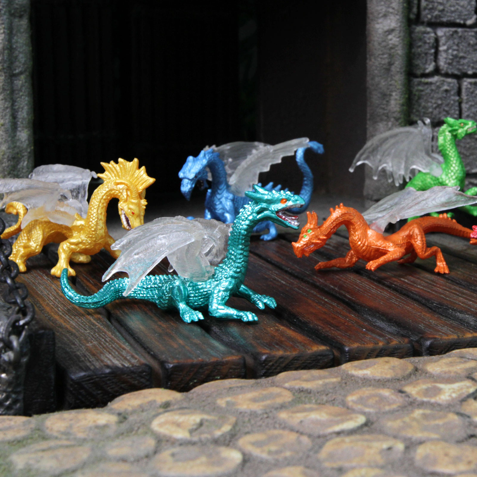 Safari Ltd. - Dragons Designer TOOB - contains 6 Mini Figurines