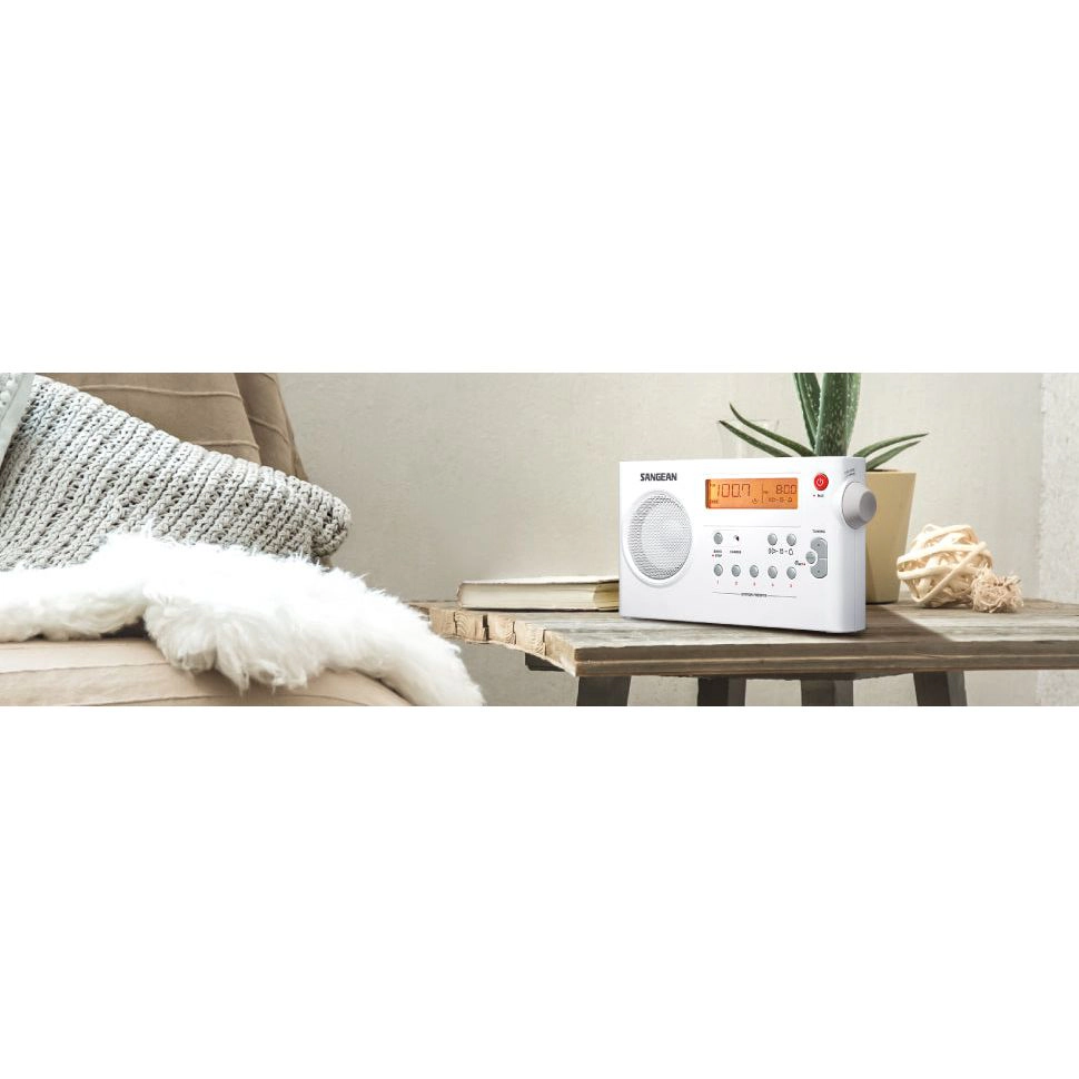 Sangean PR-D7 Portable AM/FM Rechargeable Radio with Digital Tuning
