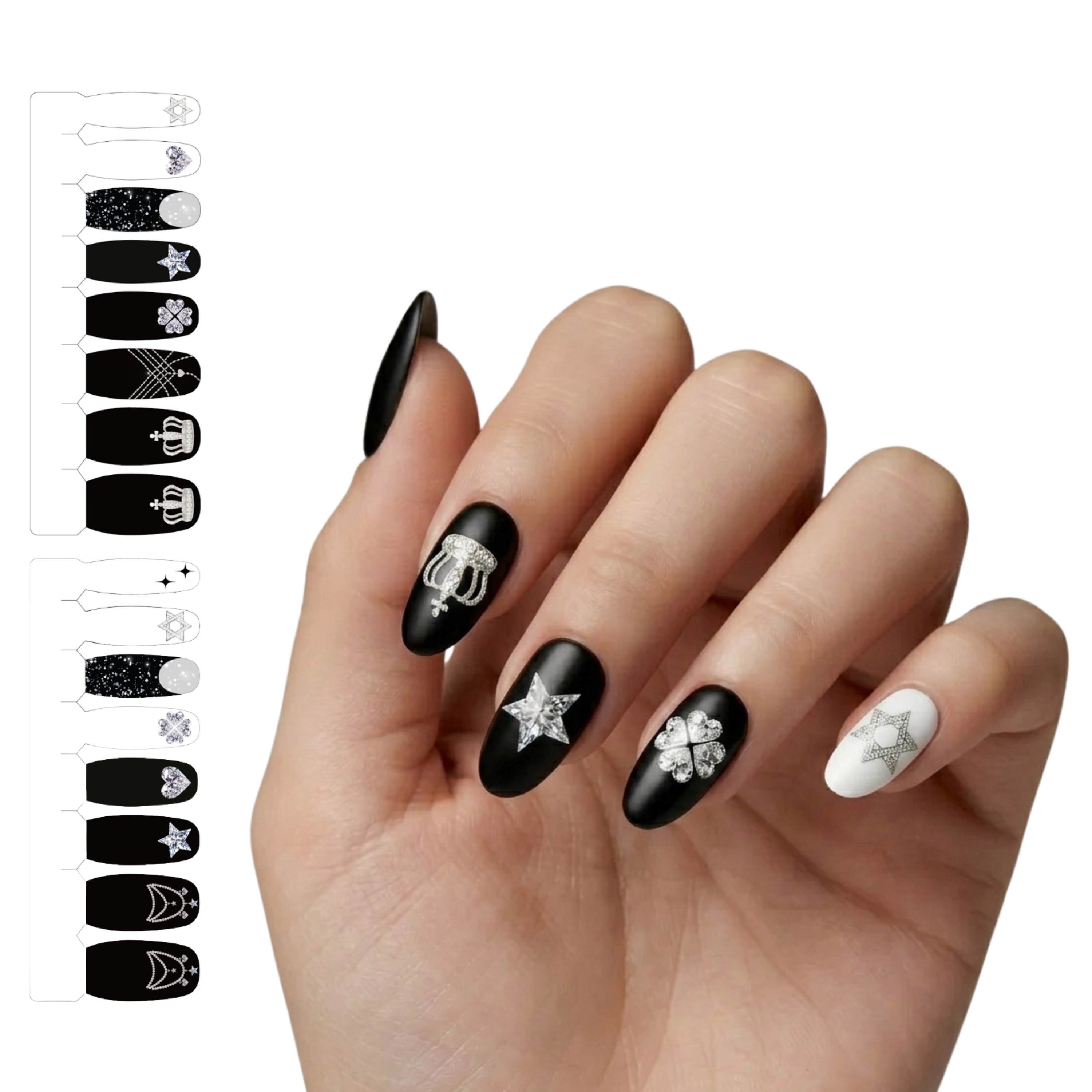 XPNail Women's 2-Pack Bundle of Nail Polish Strips Icon 16ct