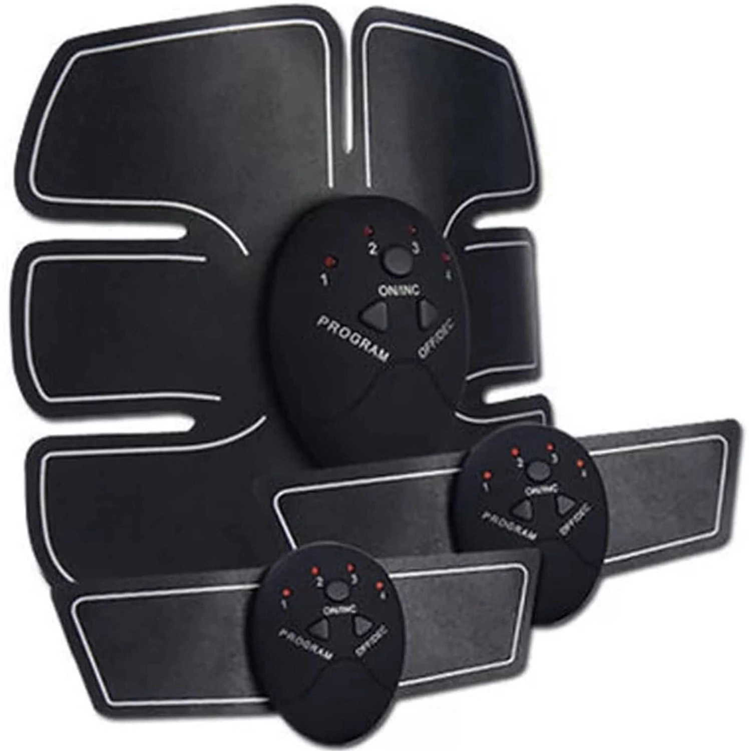 Pursonic Unisex Wearable EMS Abdominal Muscle Toning & Massage Fitness Trainer