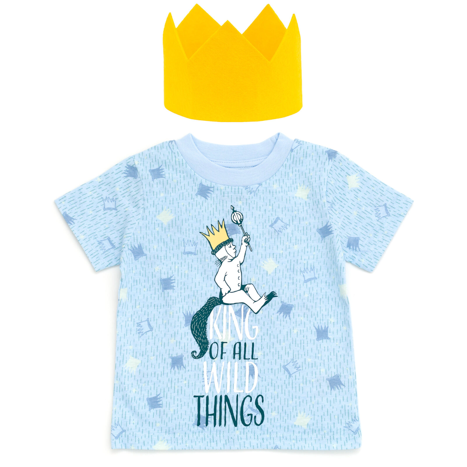 Warner Bros. Where the Wild Things Are Max 2-Piece T-Shirt and Crown Set