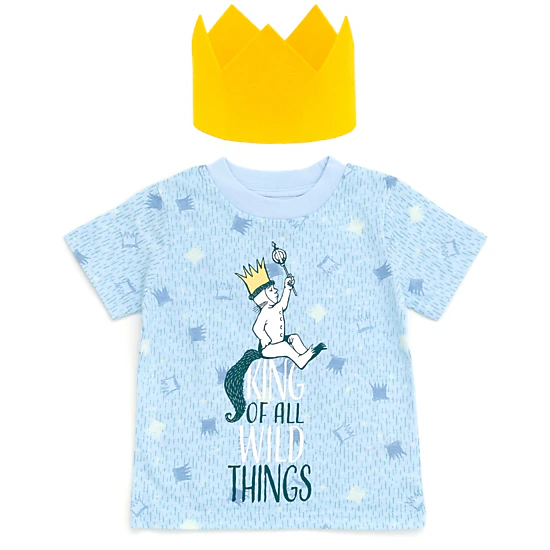 Warner Bros. Where the Wild Things Are Max 2-Piece T-Shirt and Crown Set
