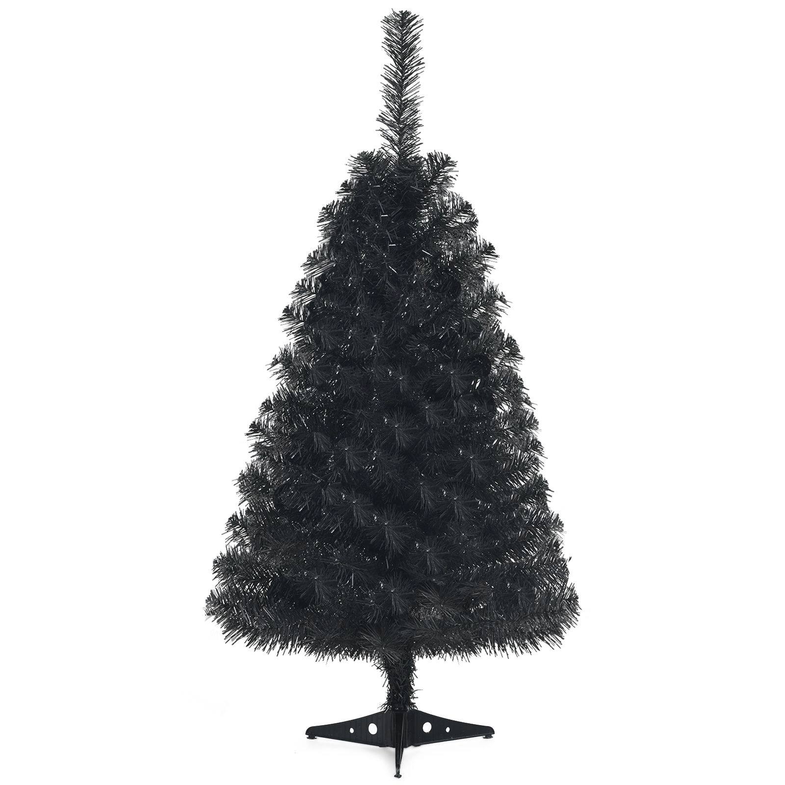 SlickBlue Compact Decorative Tree with Full PVC Leaves for Indoor Festival Display