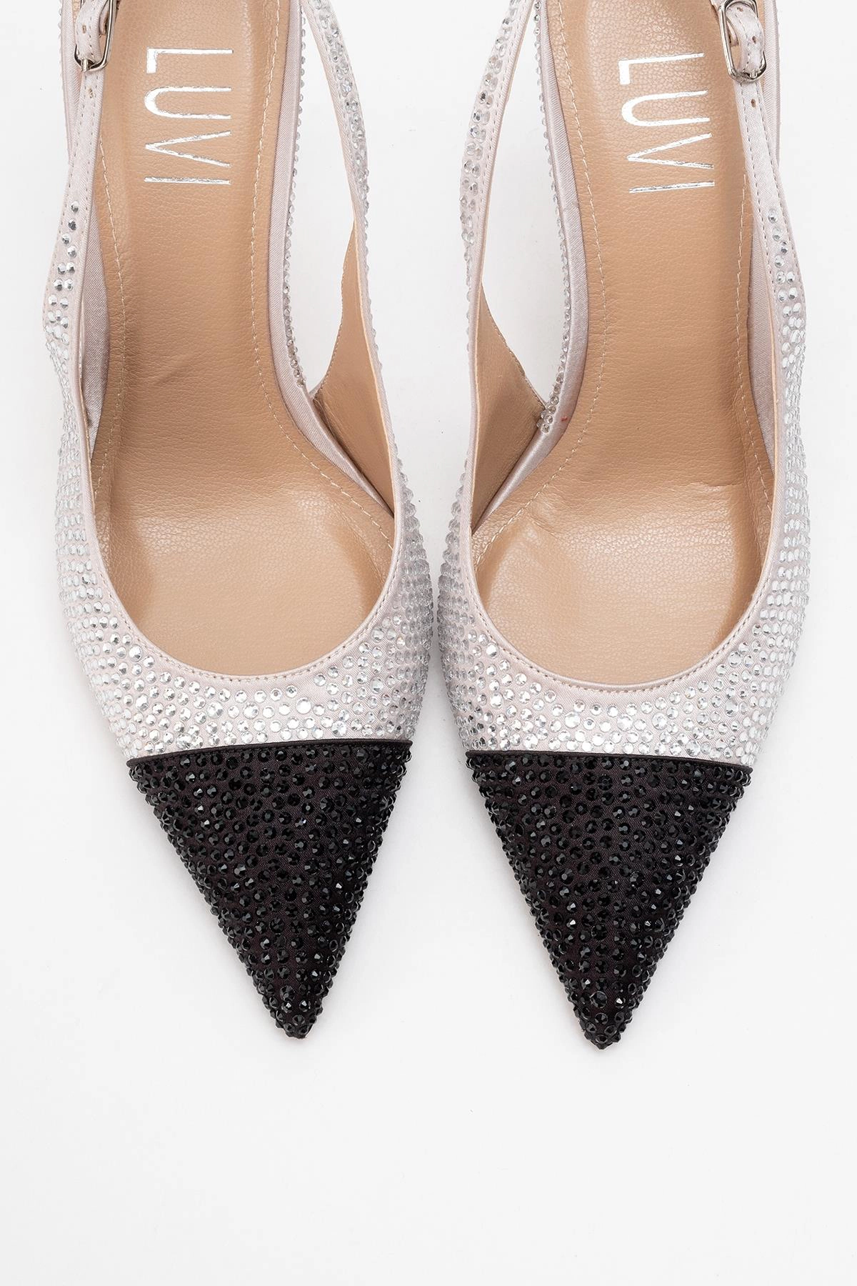Prologue Shoes Womens London Embellished Pointed Toe Pump