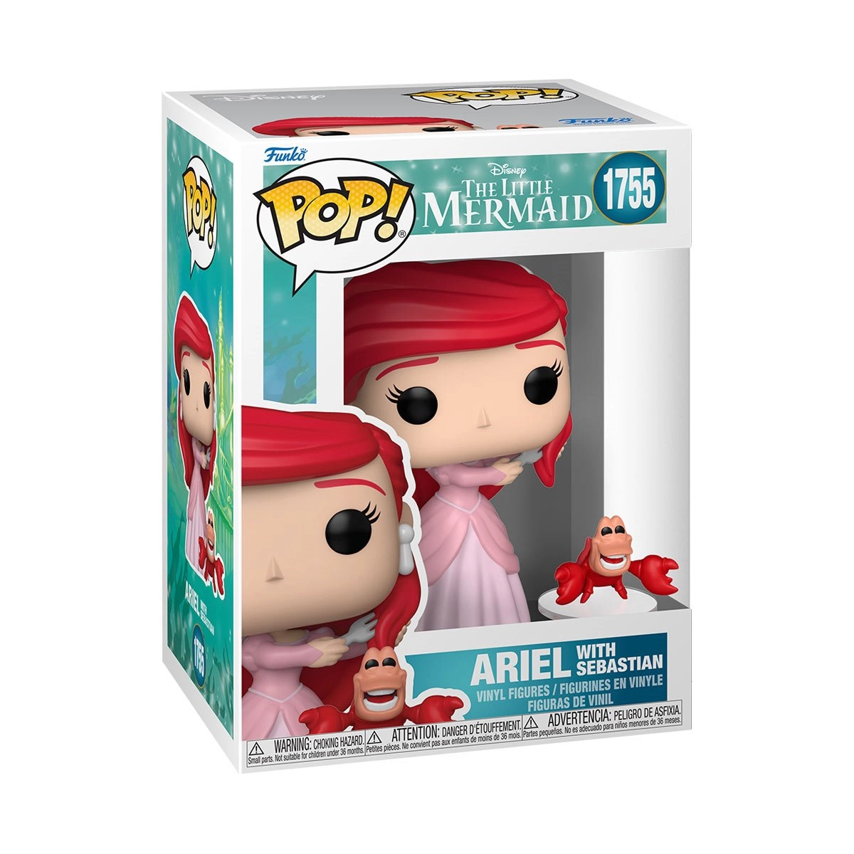 Funko Pop! Little Mermaid: Ariel w Sebastian #1755