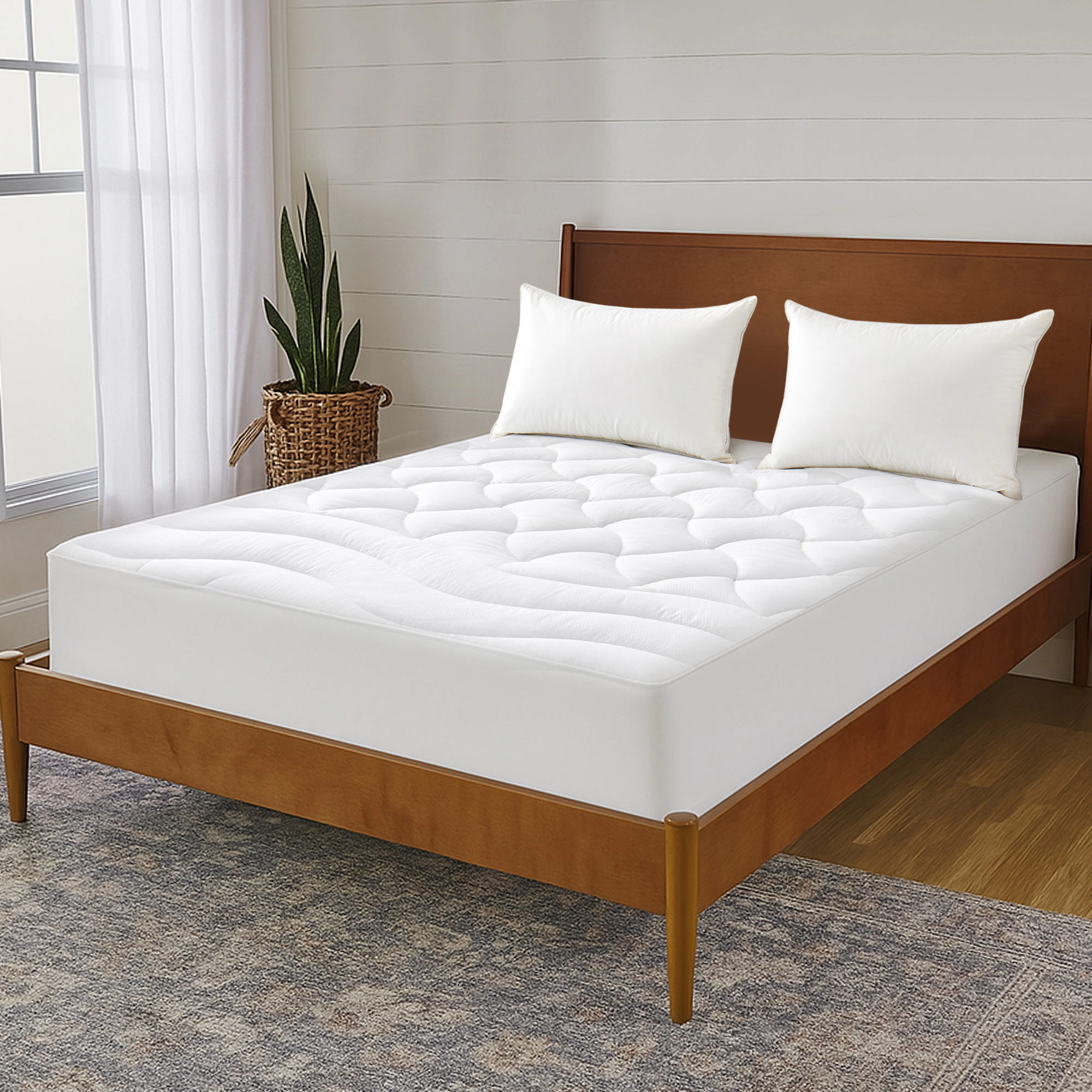 Unikome Cooling Waterproof Down Alternative Mattress Pad