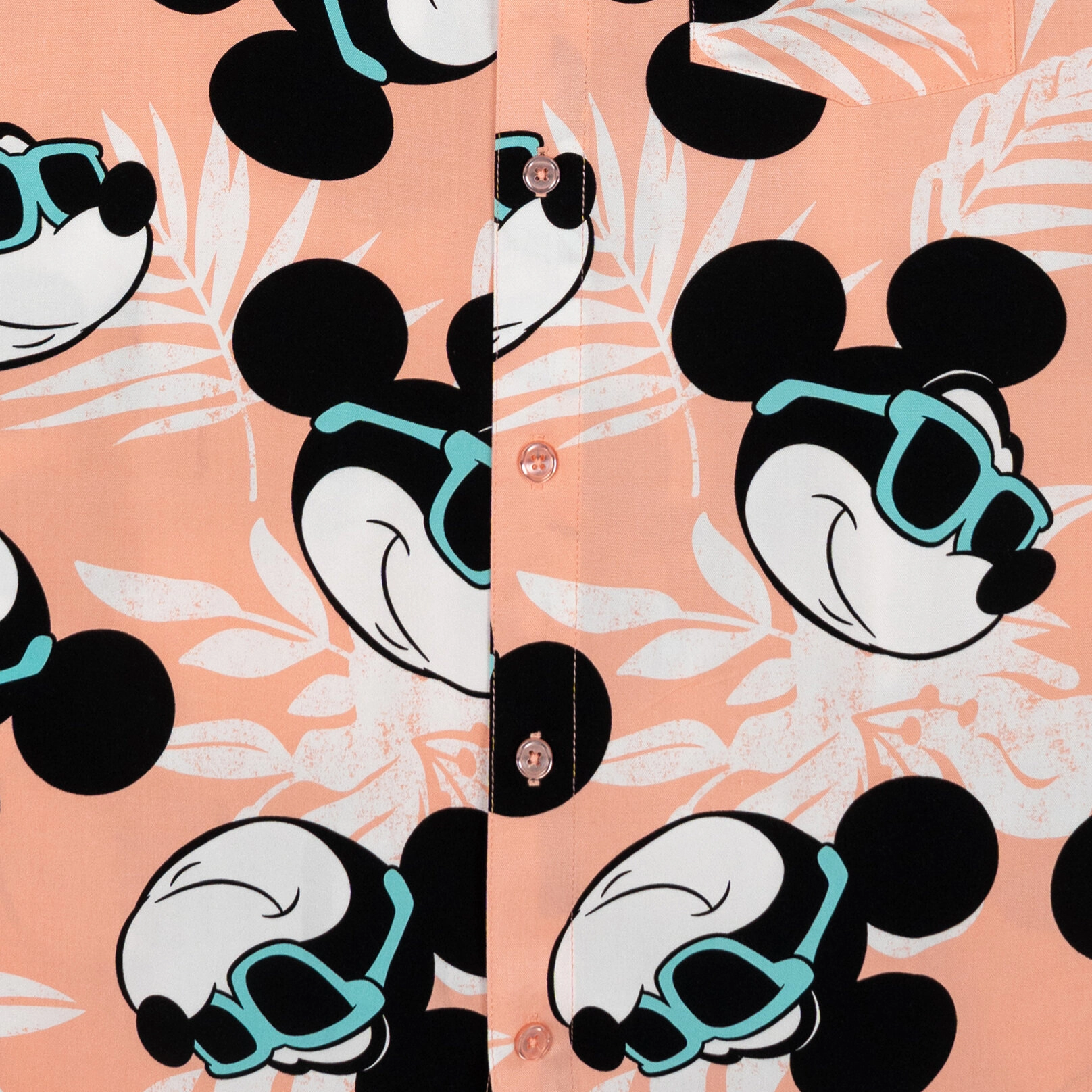 Disney Adult Men or Women Short Sleeve Button Down Shirt