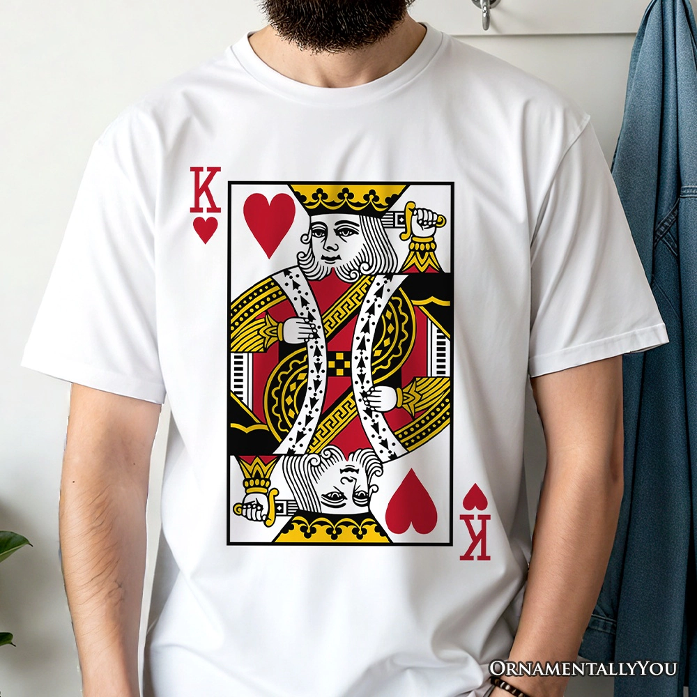 OrnamentallyYou Unisex King Of Hearts Valentine T-Shirt