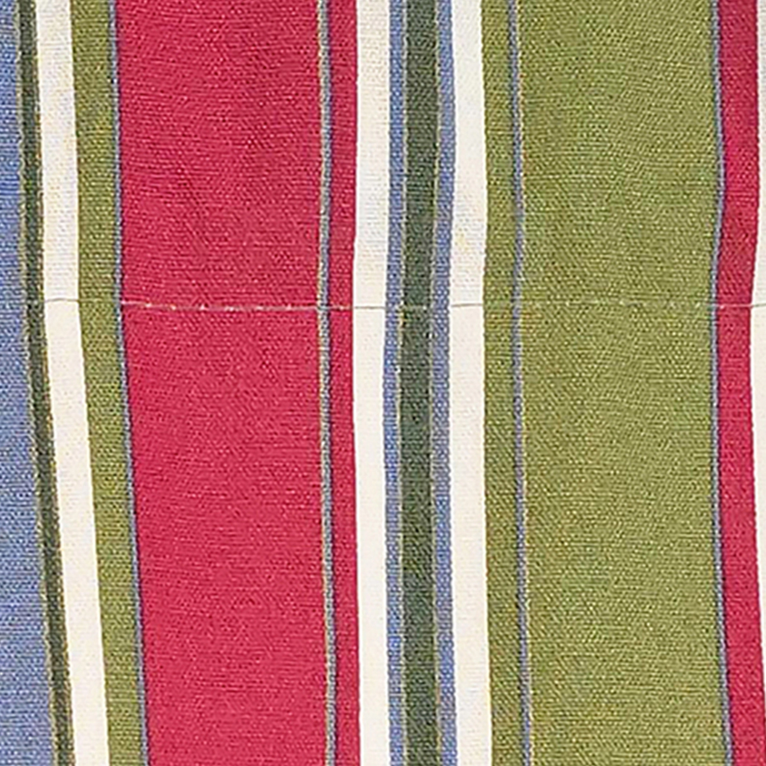 RLF Home Nigel Stripe Provance 100% Cotton Rod Pocket Lined  Window Valance 50" x 17" Multi