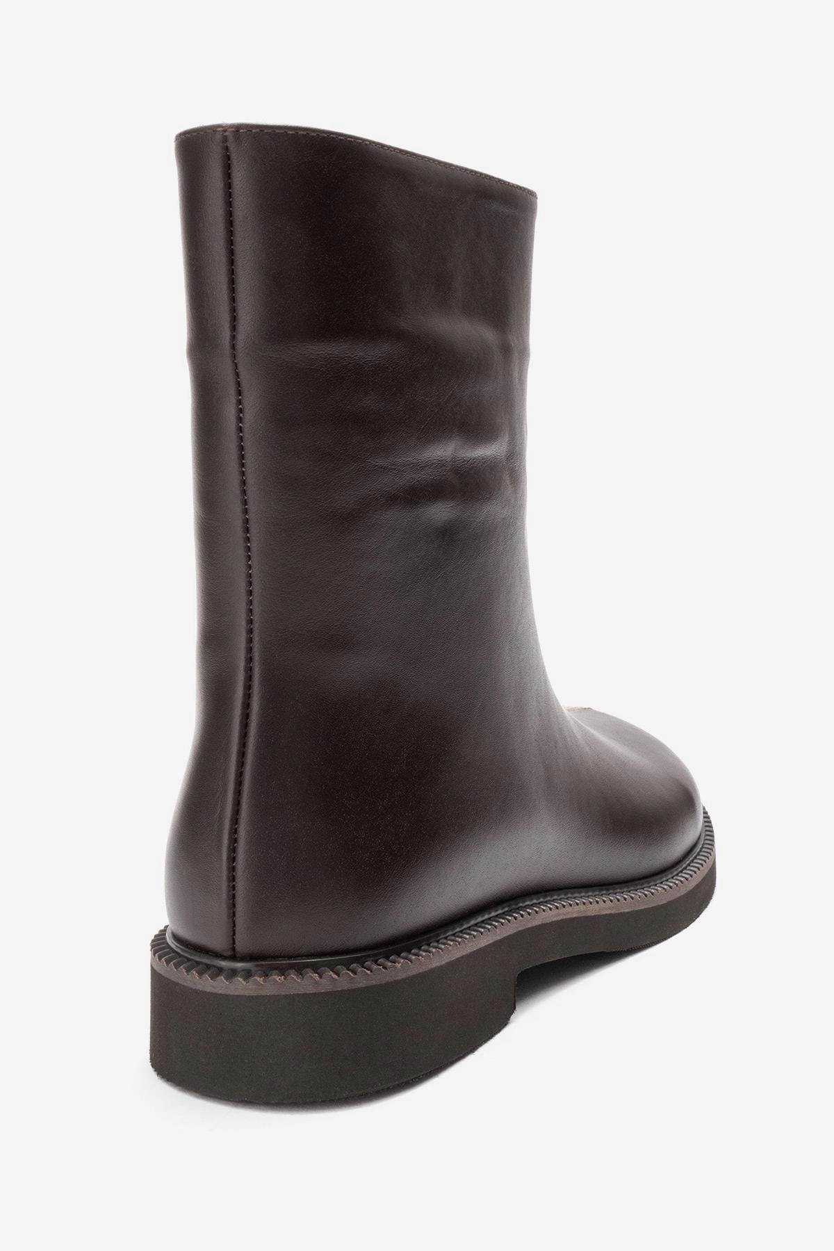 Forever & Always Womens Lucano Leather Ankle Boots