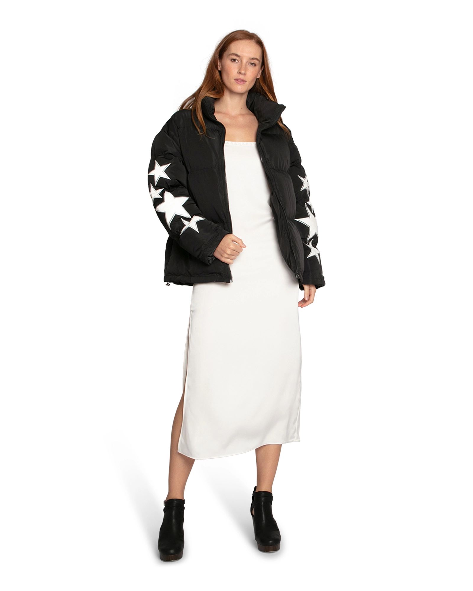 Belle & Bloom Womens A Star Is Born Puffer Jacket