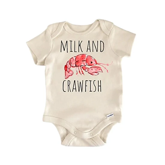NOFO VIBES Unisex Crawfish Nola Cajun Newborn Gift Baby Bodysuit