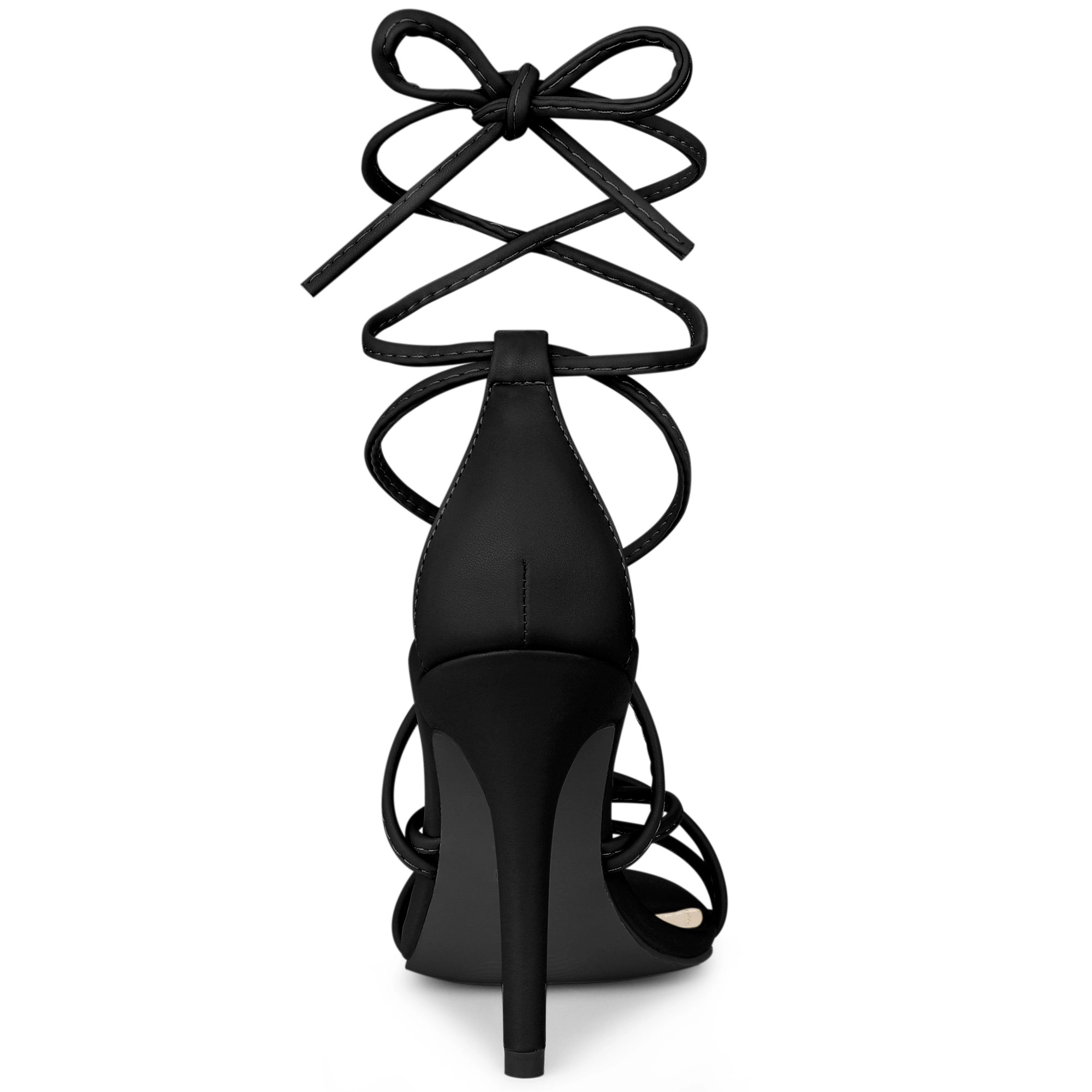 BLISSFUL STEP Women's Stiletto Heel Strappy Sandals