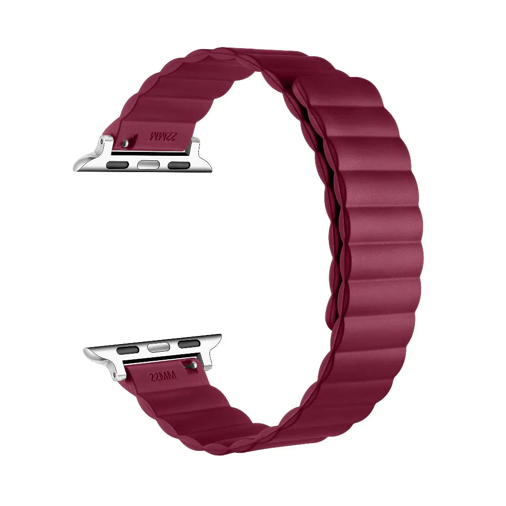 Posh Tech Unisex Magnetic Silicone Band for Apple Watch