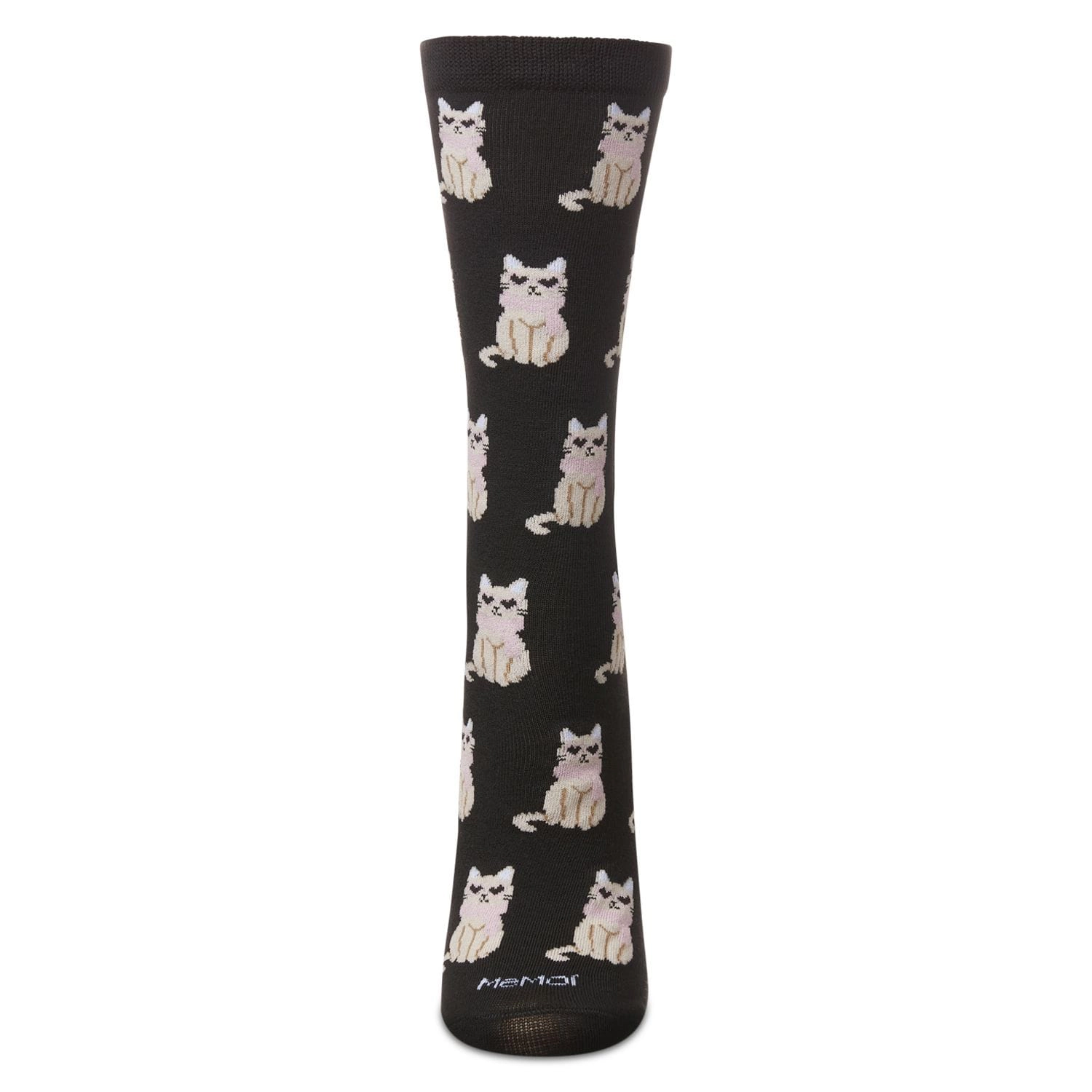 MeMoi Women's "Always Be Furbulous" Cat-Themed Novelty Crew Socks