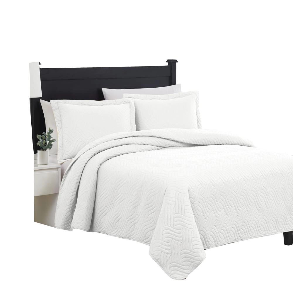 RT Designers Collection Ruby 3 Piece s Pinsonic Lightweight Quilts Set For Bedding