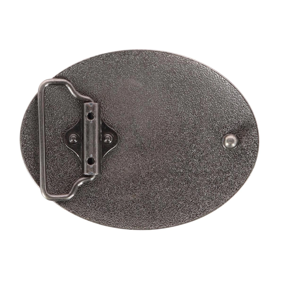 CTM Blank Braided Oval Belt Buckle