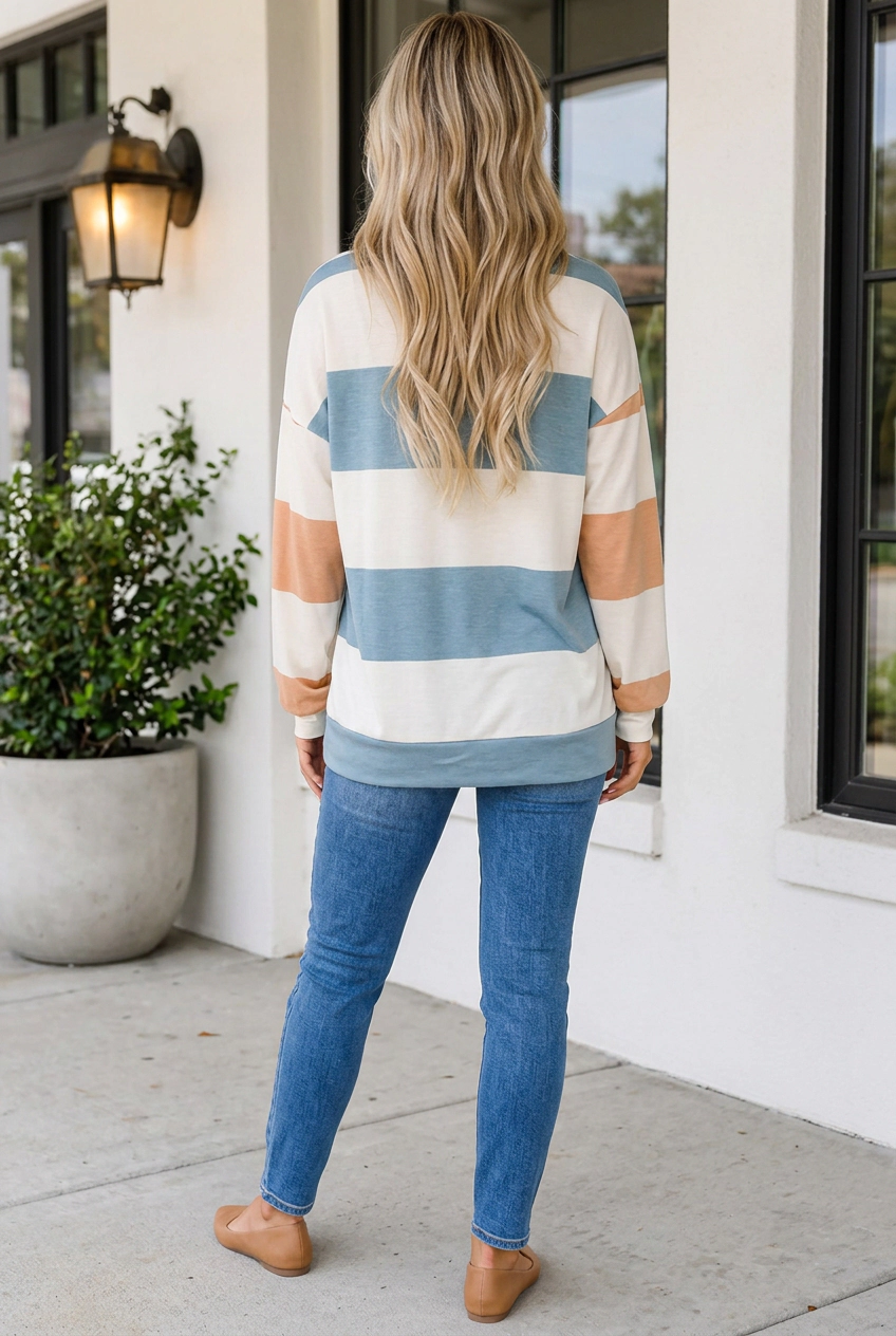 Threaded Pear Josie Long Sleeve Top
