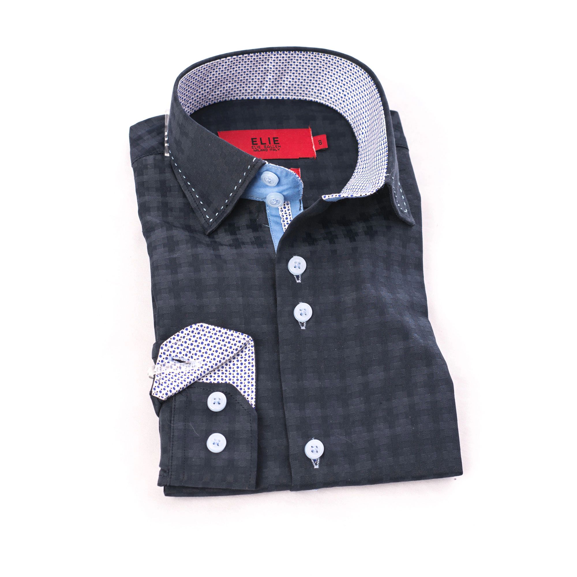 Elie Balleh Boys Slim Fit Button-Down Shirt