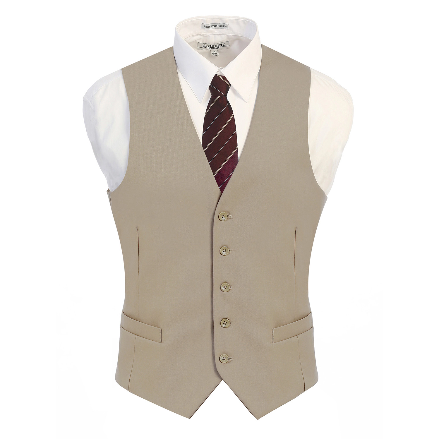 Gioberti Men's Formal Suit Vest