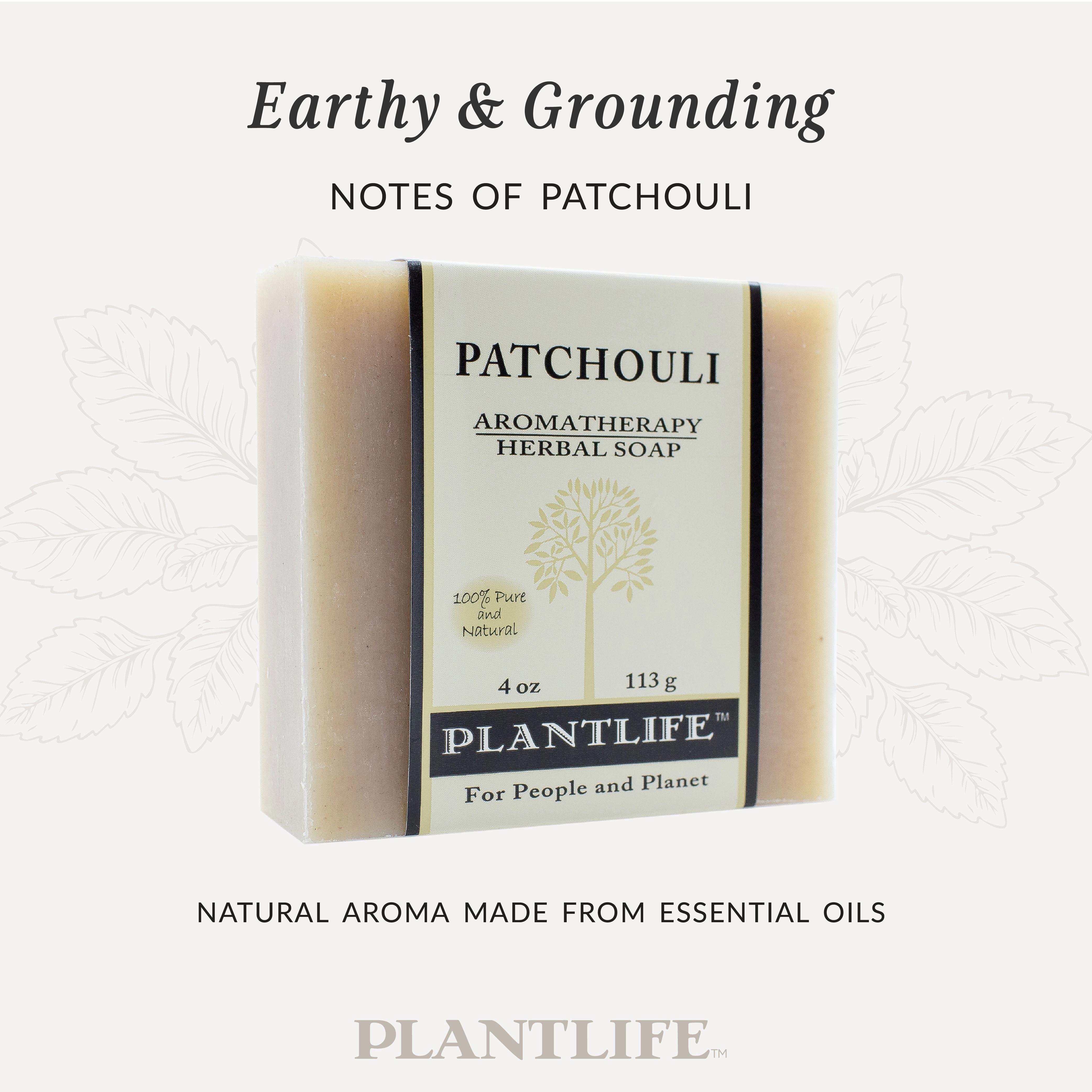 Plantlife Patchouli Aromatherapy Herbal Soap