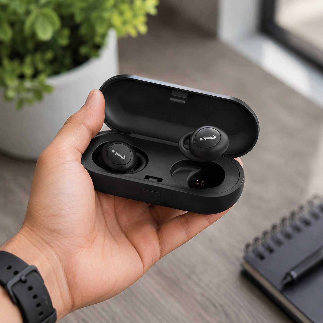 Pursonic Unisex True Wireless Bluetooth Earphones – HiFi Sound & Ergonomic Design for Active Lifestyles