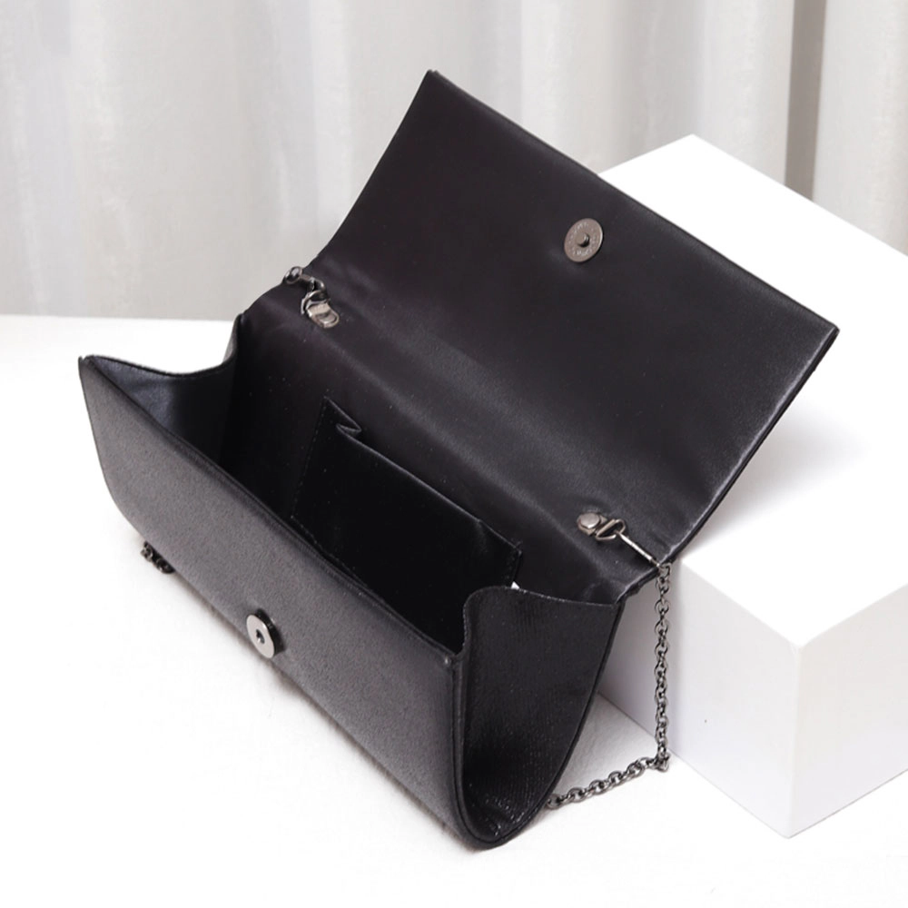 Fashnzfab Bling Solid Evening Clutch Crossbody Bag