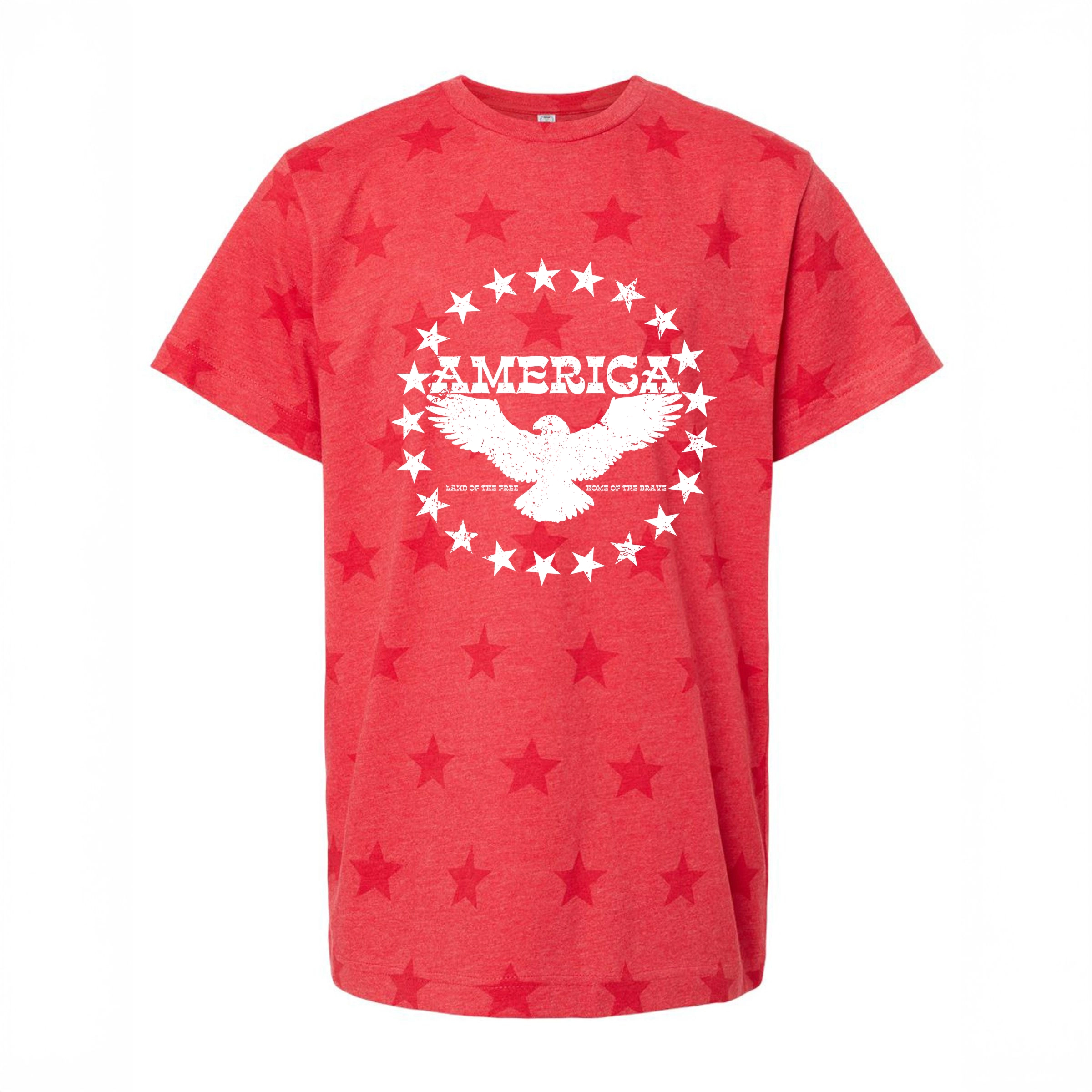 The Juniper Shop - America Circle Stars Youth Short Sleeve Star Tee