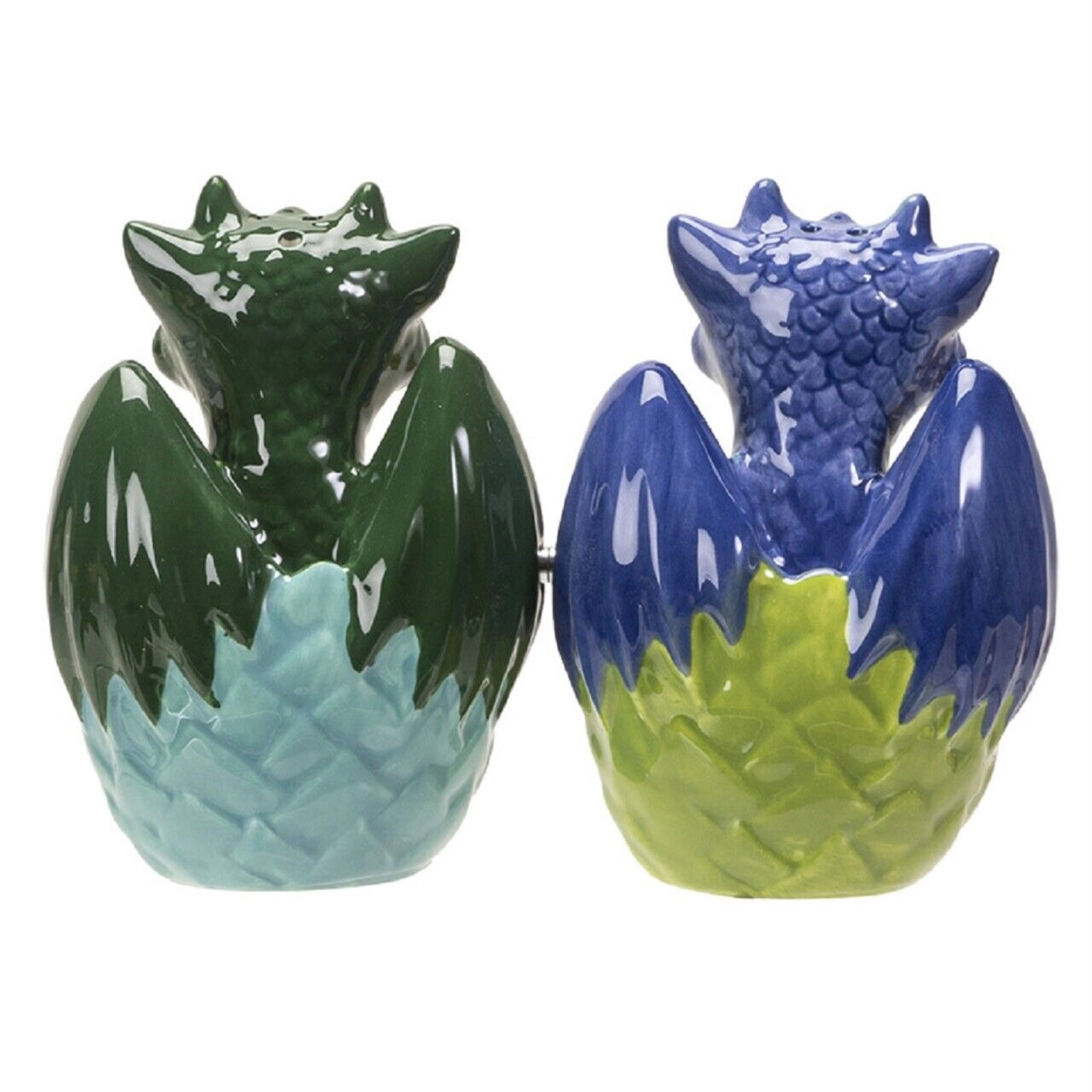 Pacific Giftware Dragon Hatchling Magnetic Salt and Pepper Shaker Set 3.5 Inch Multicolor