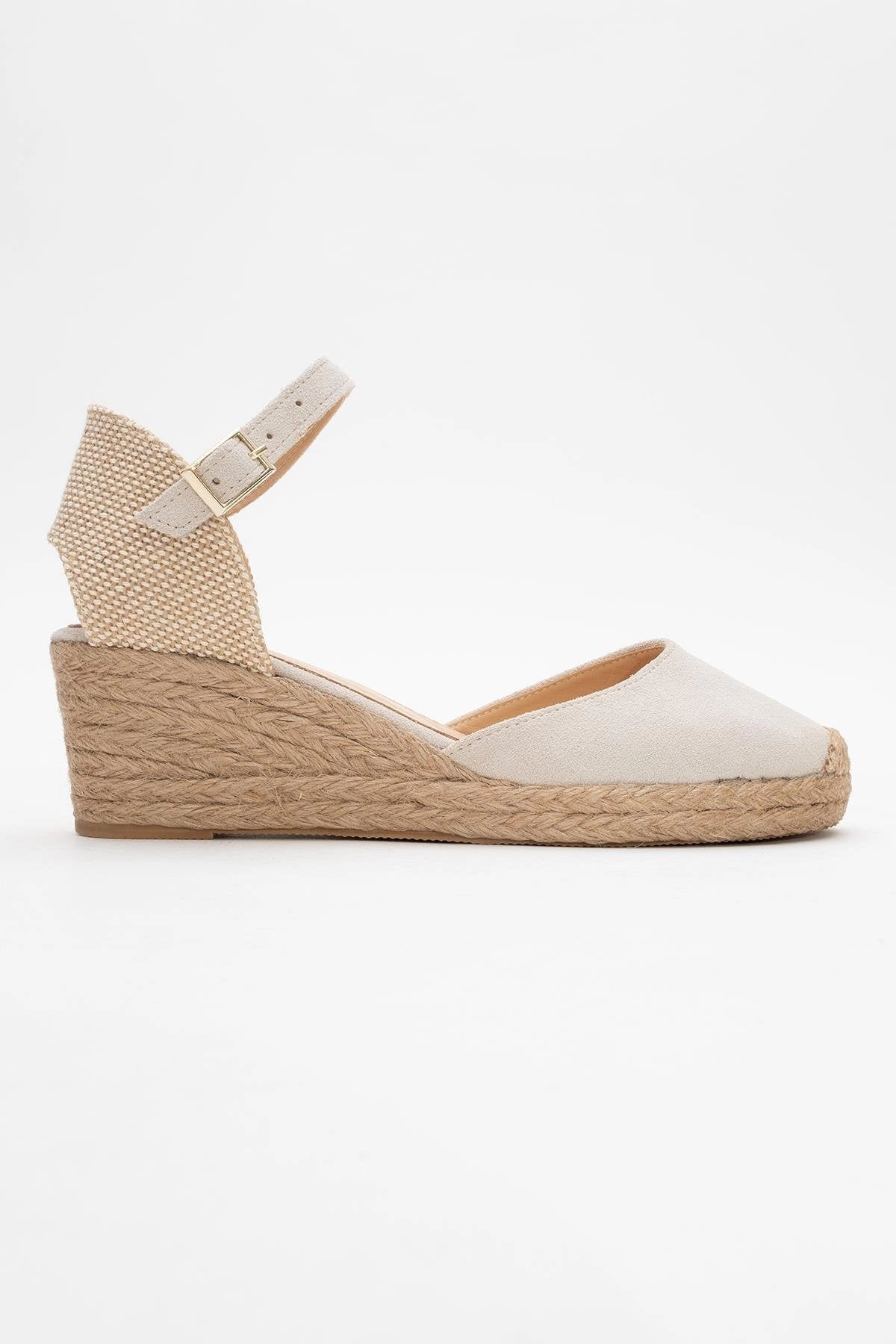 Forever & Always Womens Aldea Leather Platform Espadrille